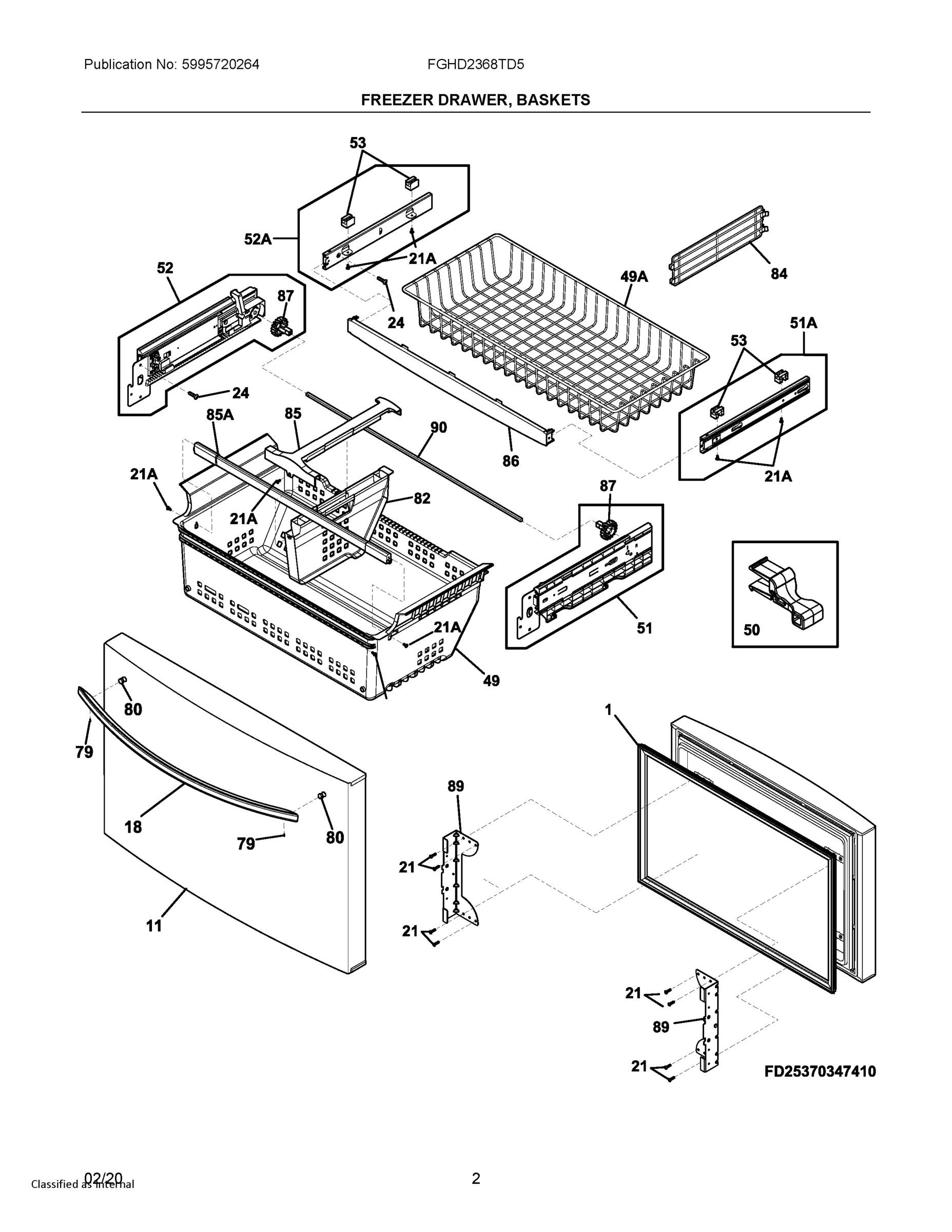 02 - FREEZER DRAWER, BASKETS