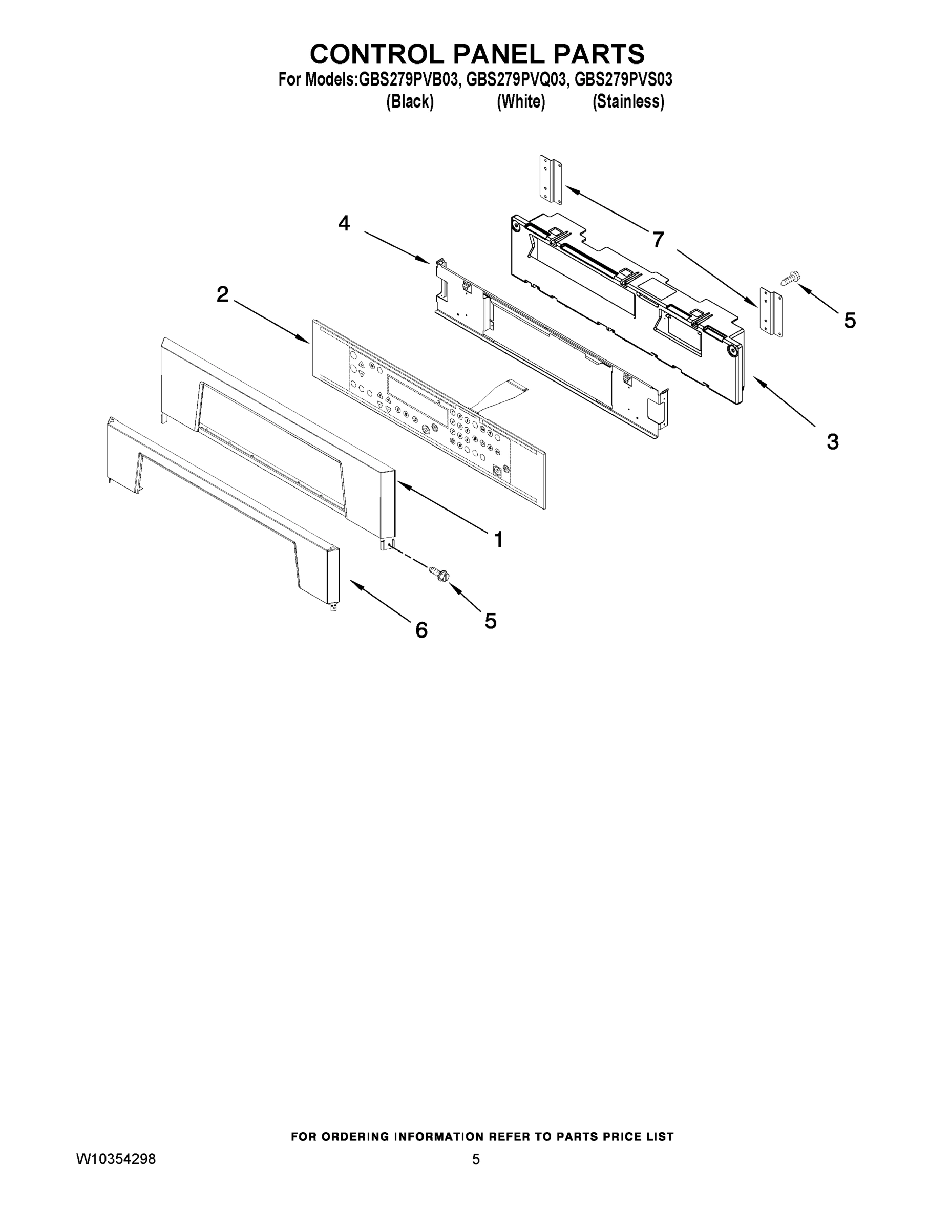 04 - CONTROL PANEL PARTS
