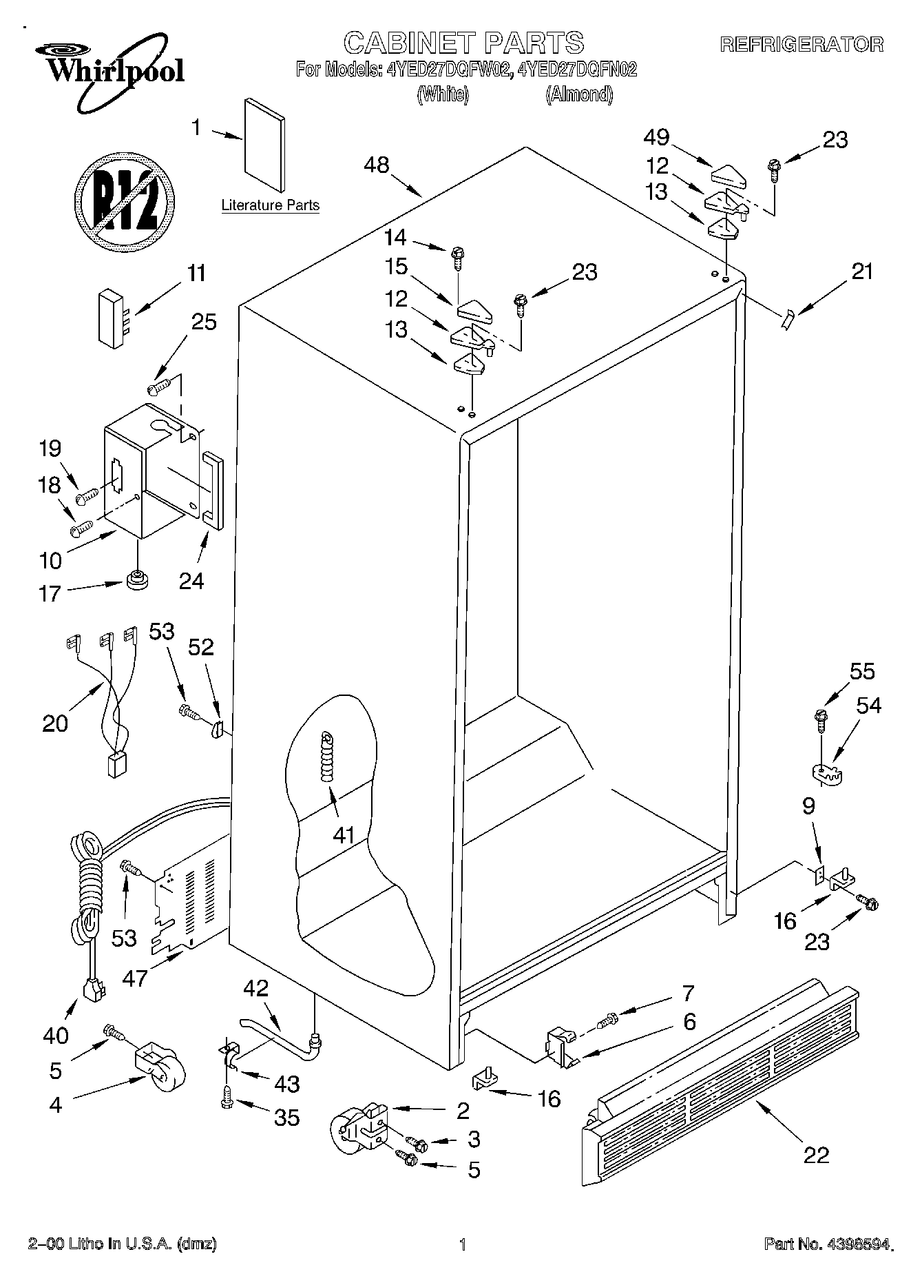 01 - CABINET, LITERATURE