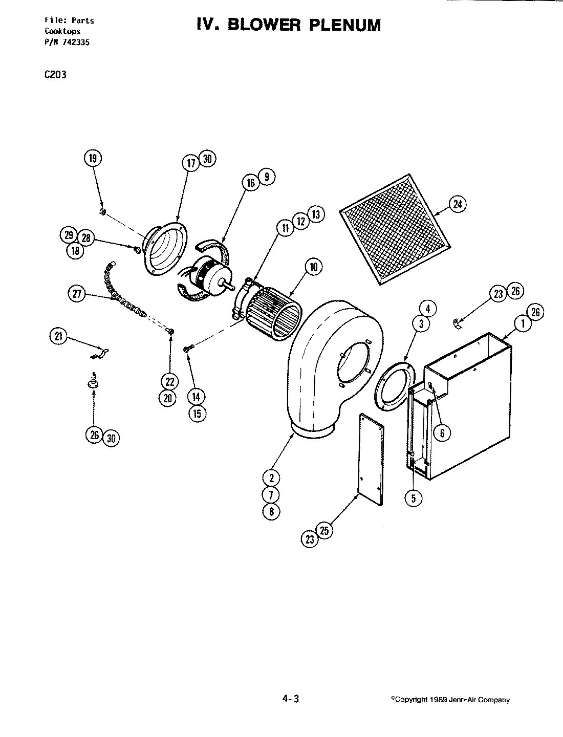 01 - BLOWER PLENUM