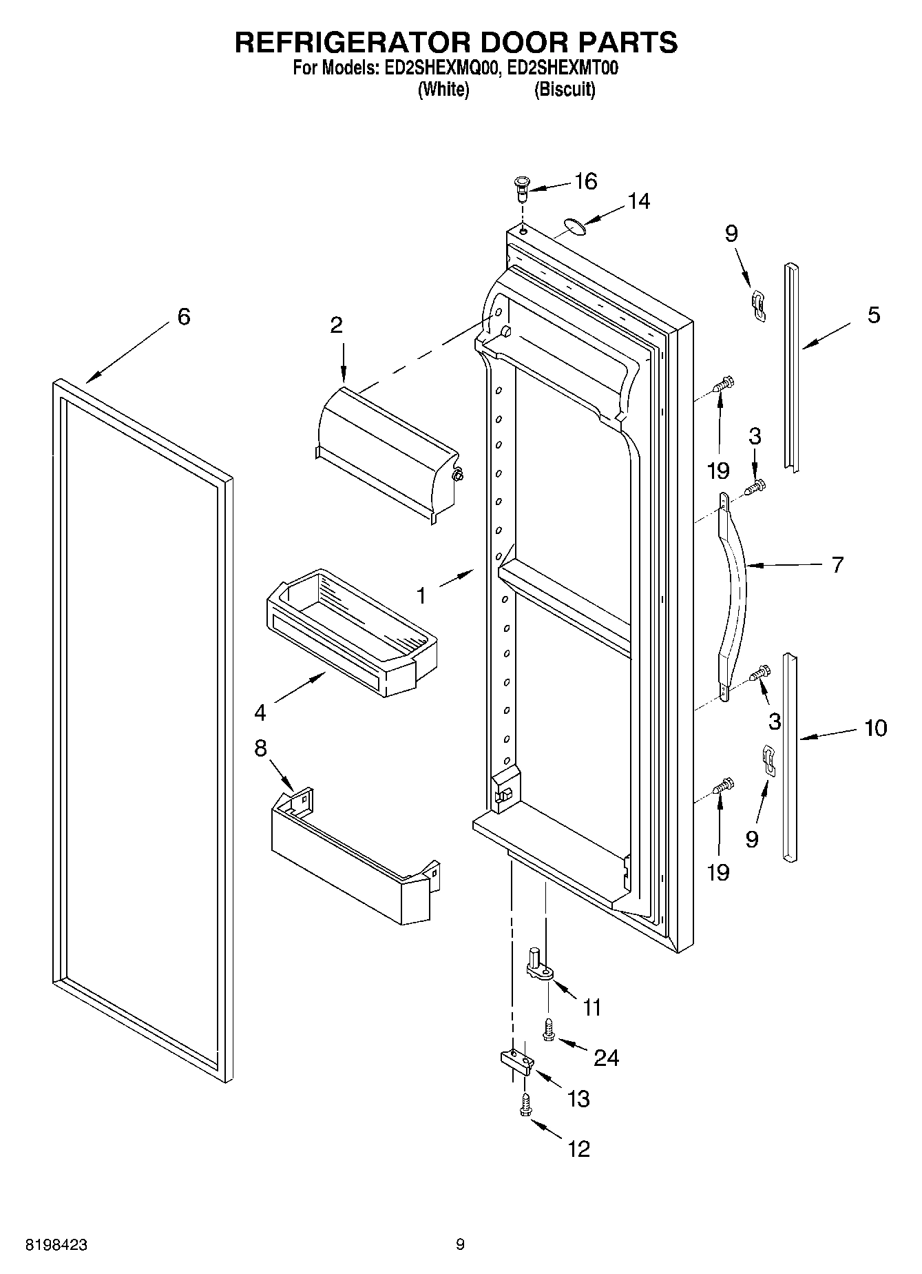 06 - REFRIGERATOR DOOR PARTS