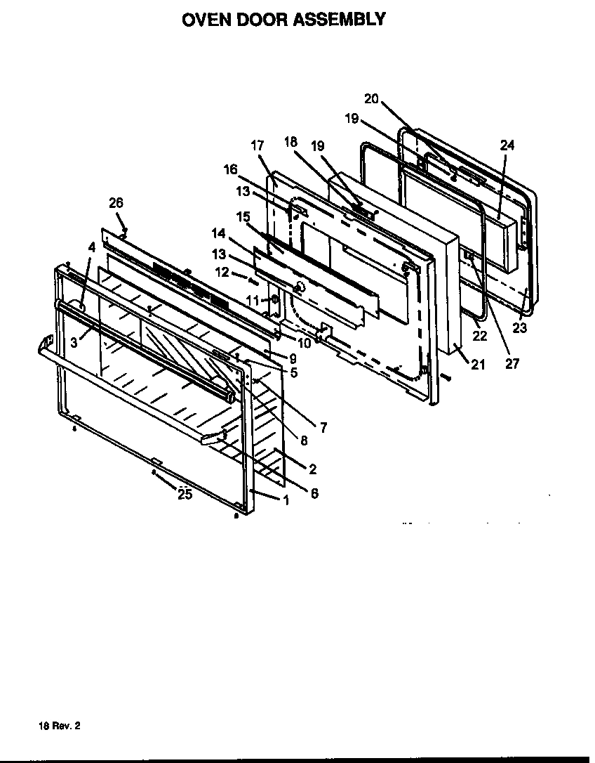 07 - OVEN DOOR ASSY