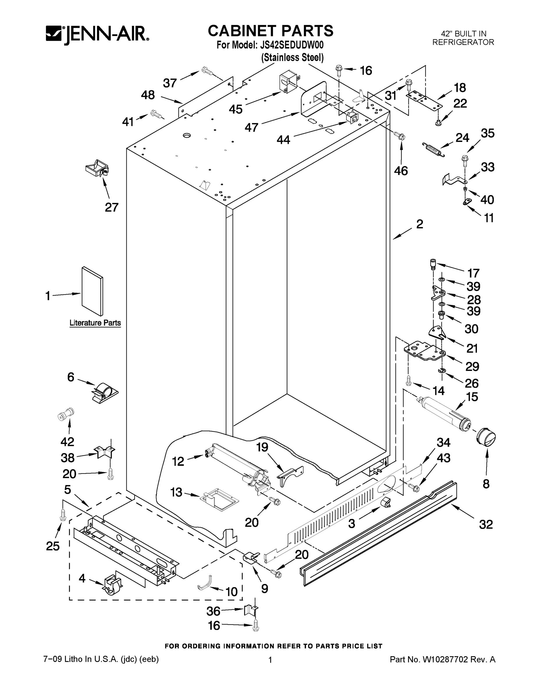 01 - CABINET PARTS