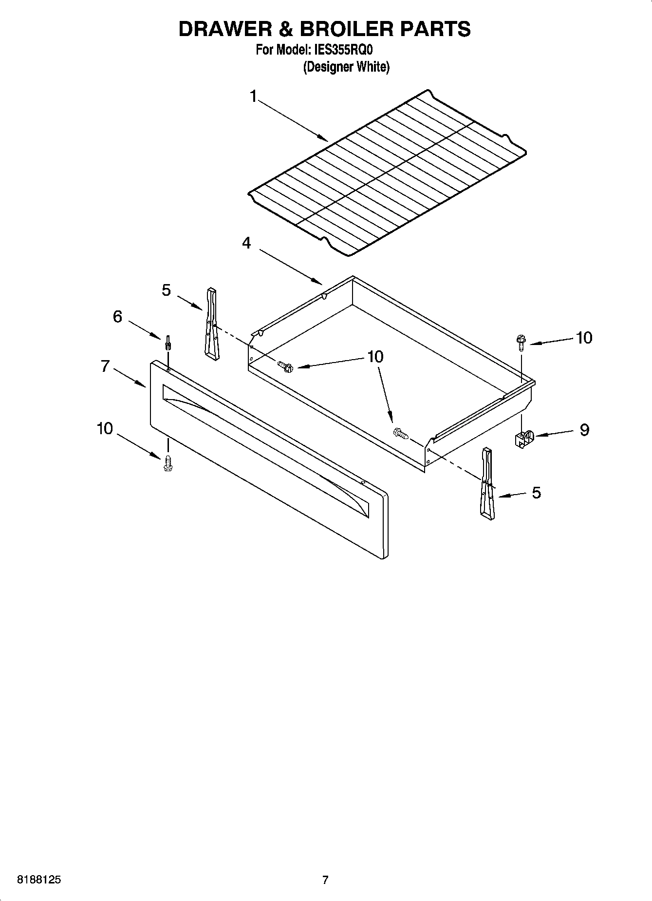05 - DRAWER & BROILER PARTS, MISCELLANEOUS PARTS