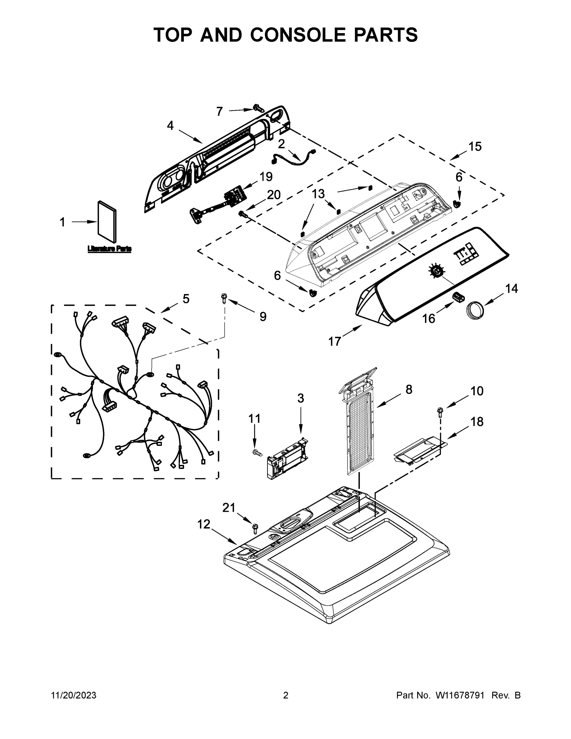02 - TOP AND CONSOLE PARTS
