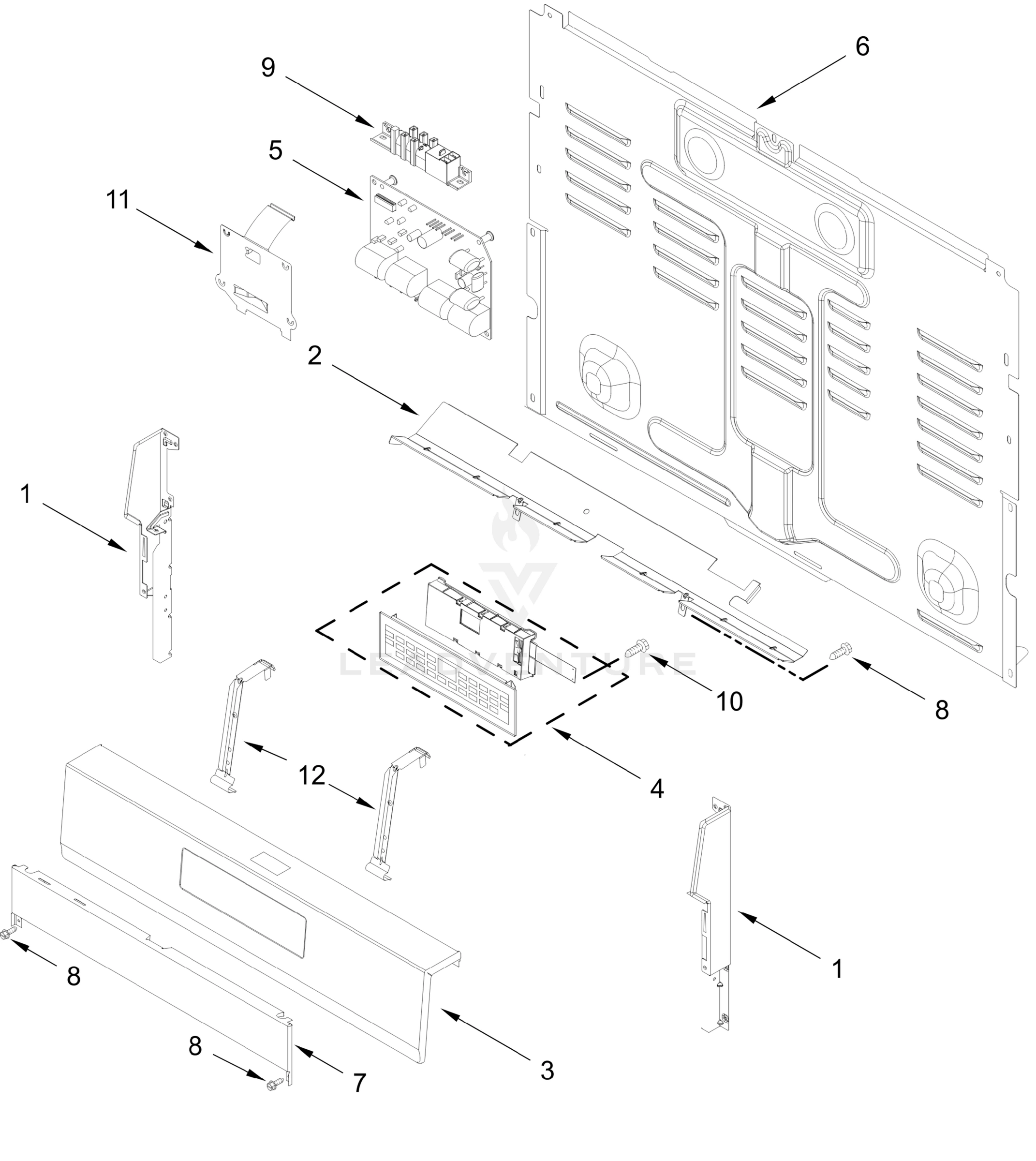 CONTROL PANEL PARTS