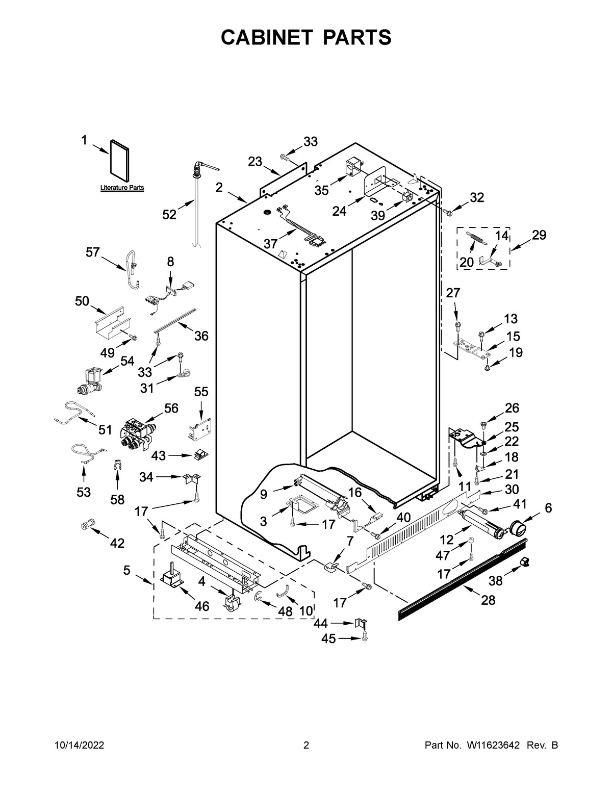 02 - CABINET PARTS