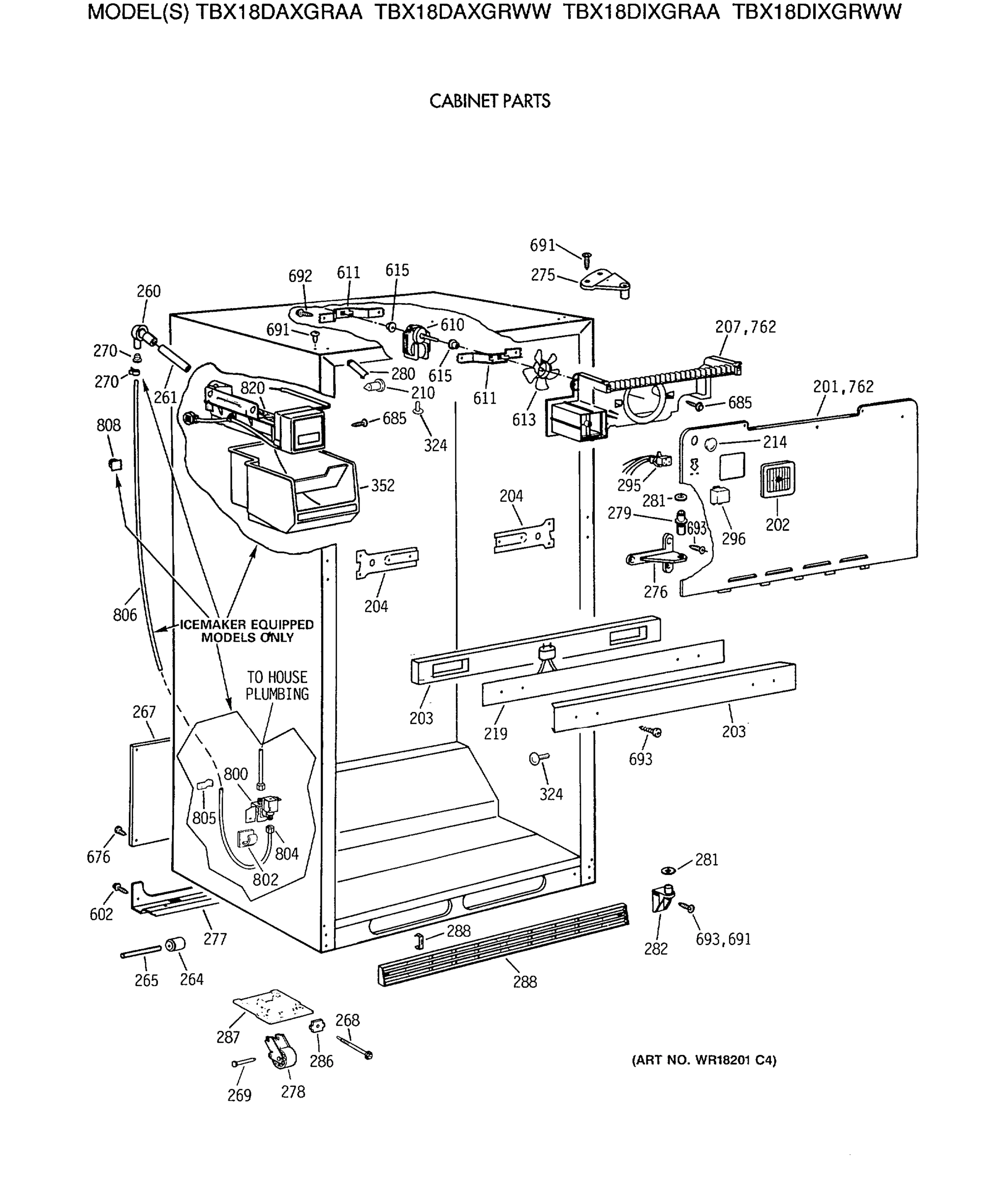 CABINET PARTS