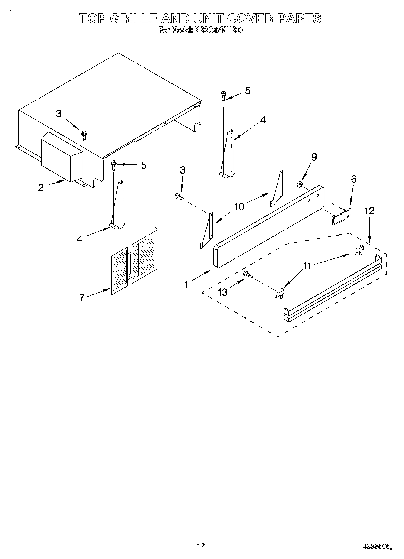 09 - TOP GRILLE AND UNIT COVER