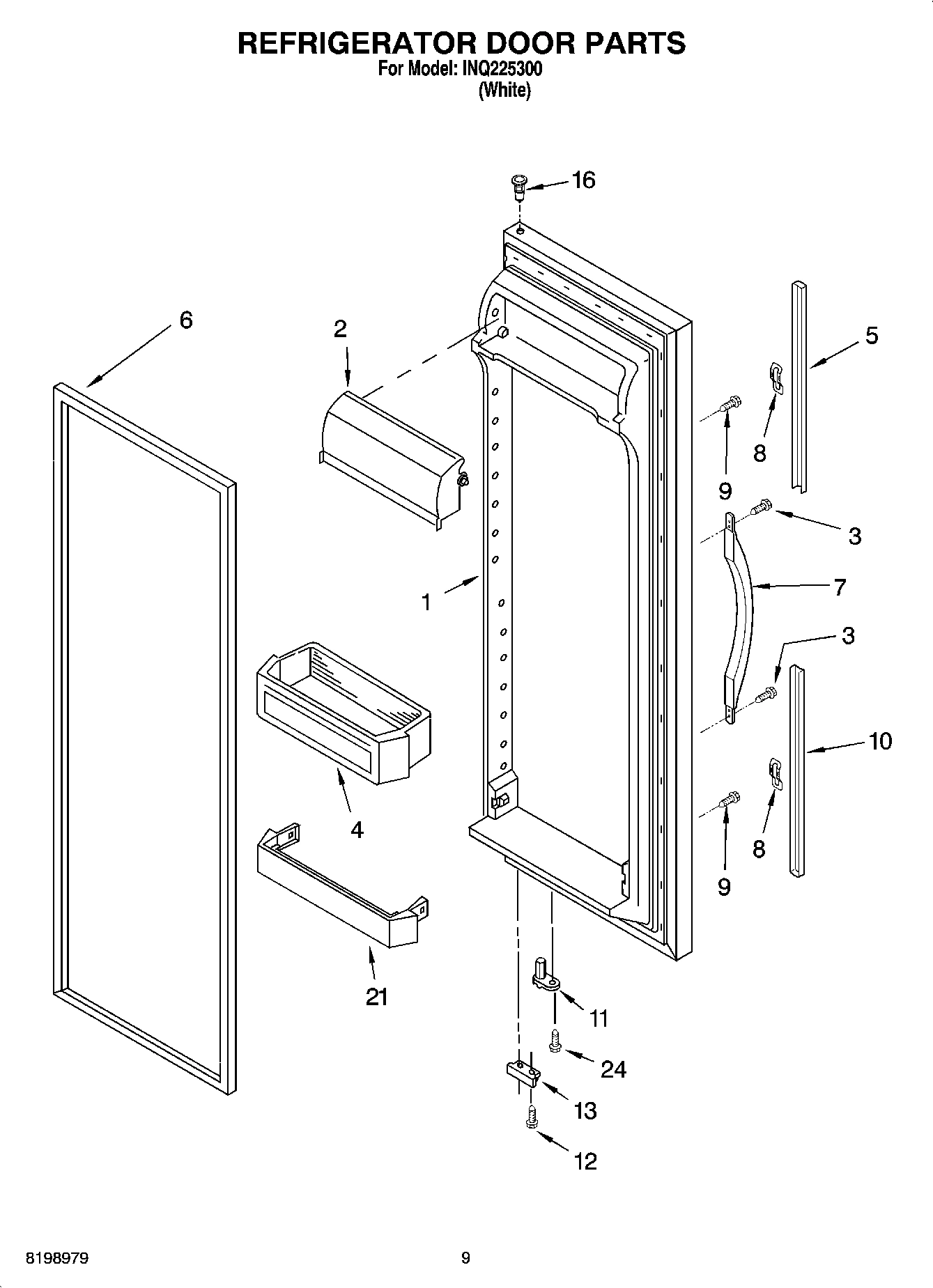 06 - REFRIGERATOR DOOR PARTS