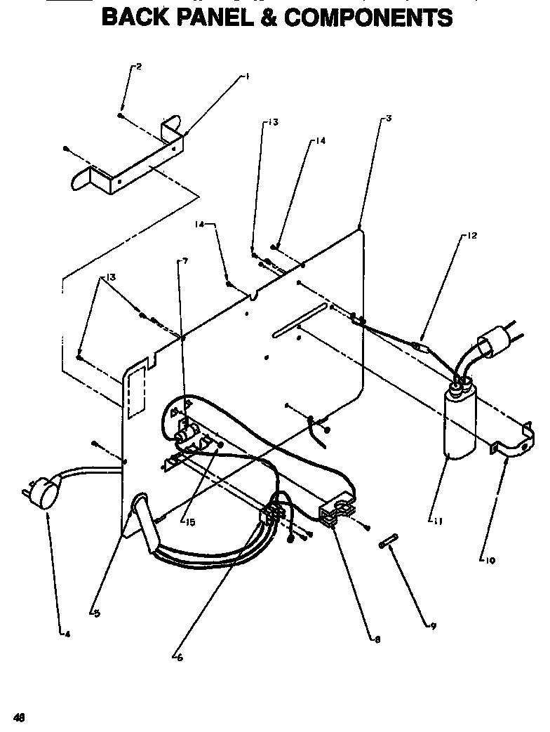 01 - BACK PANEL & COMPONENTS