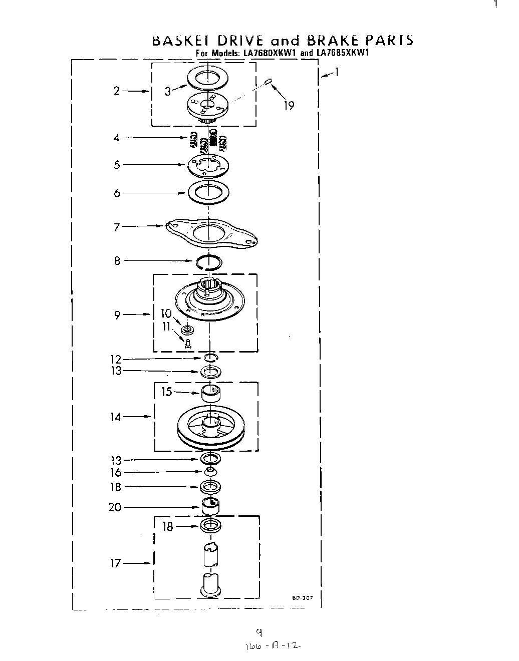 08 - BASKET DRIVE AND BRAKE