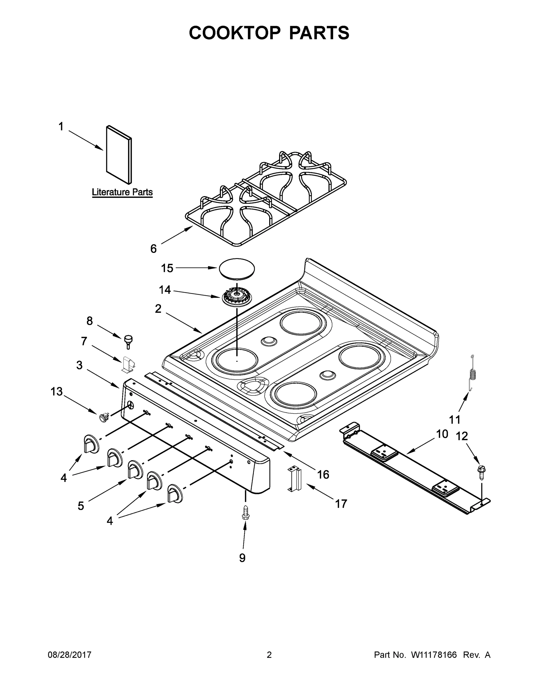 02 - COOKTOP PARTS