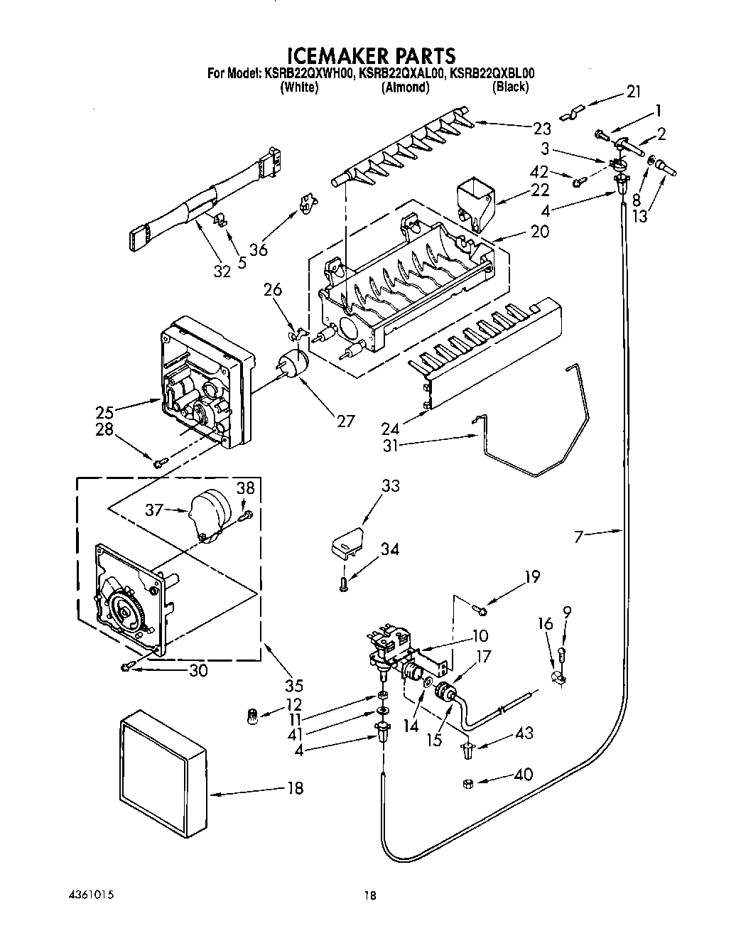 13 - ICEMAKER, LIT/OPTIONAL