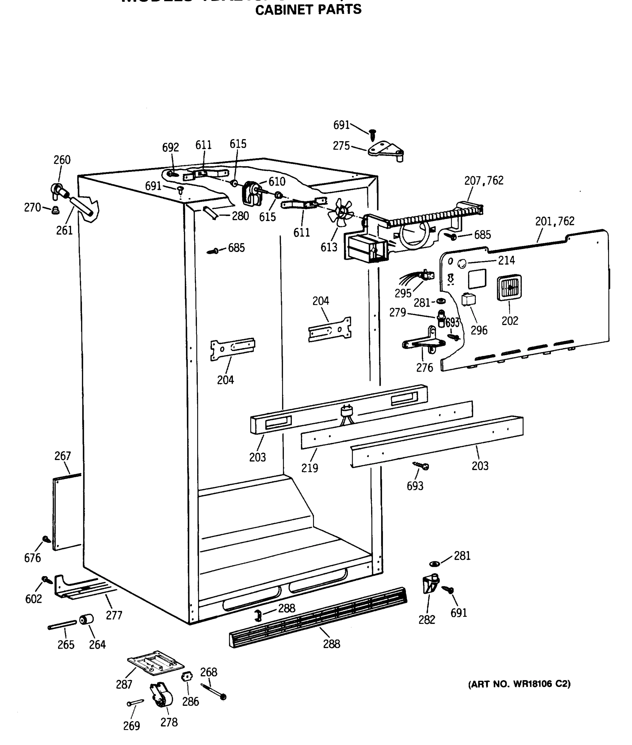 CABINET PARTS