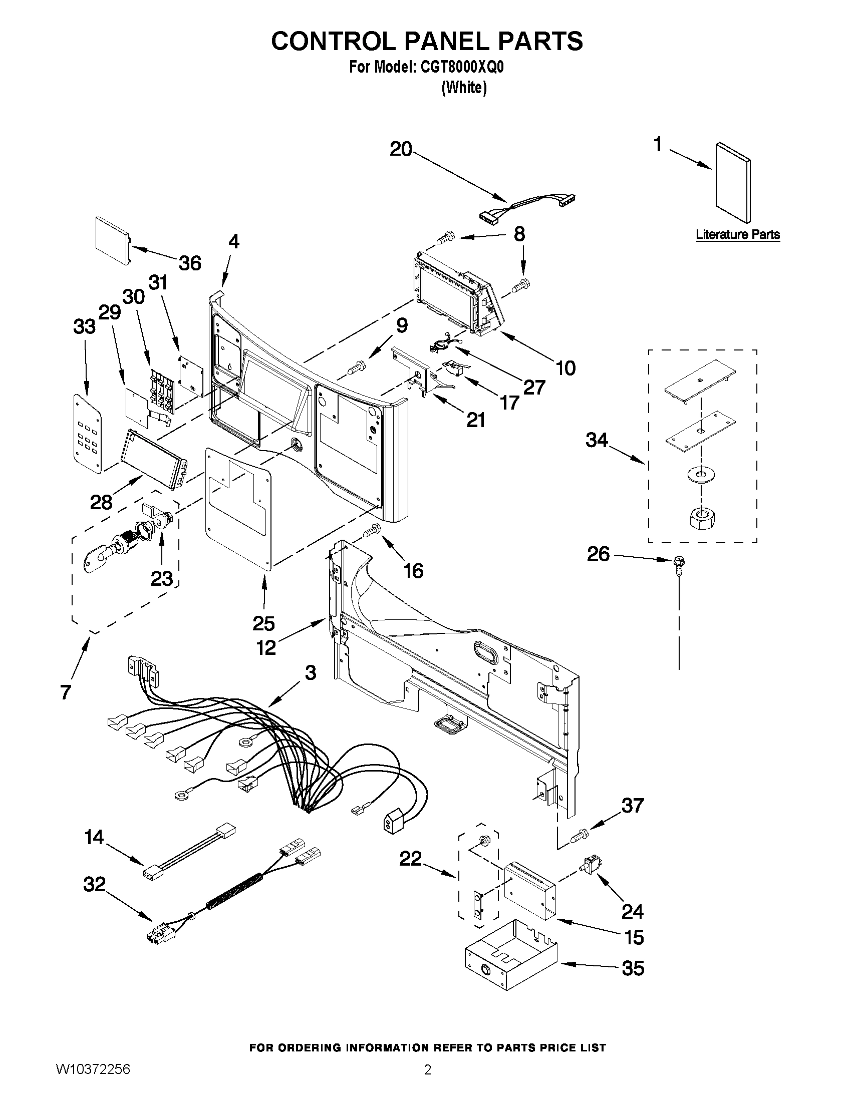 01 - CONTROL PANEL PARTS