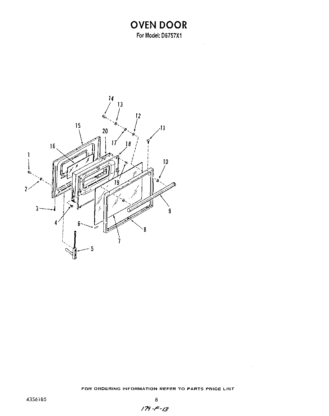06 - OVEN DOOR , LIT/OPTIONAL