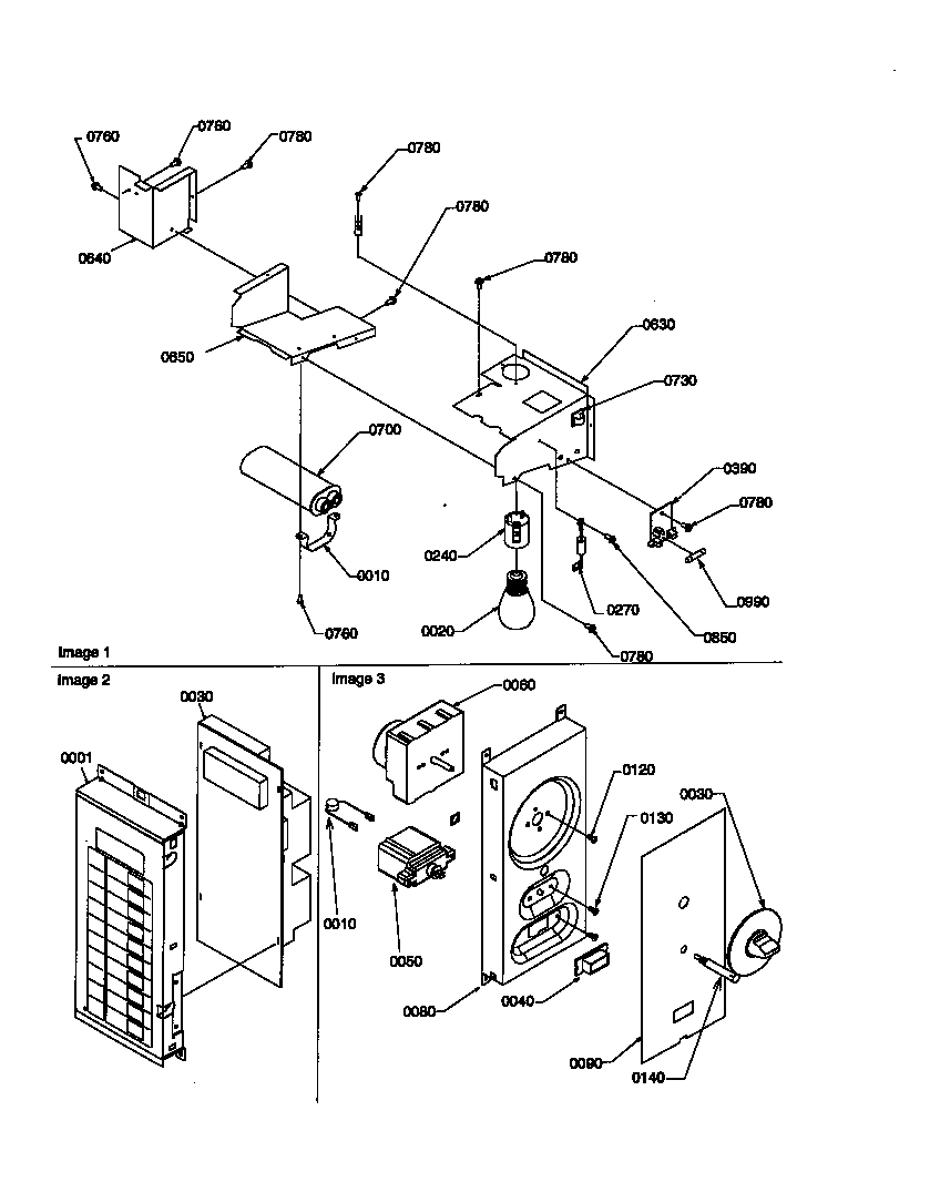 03 - LIGHT/CONTROL PANEL ASSY