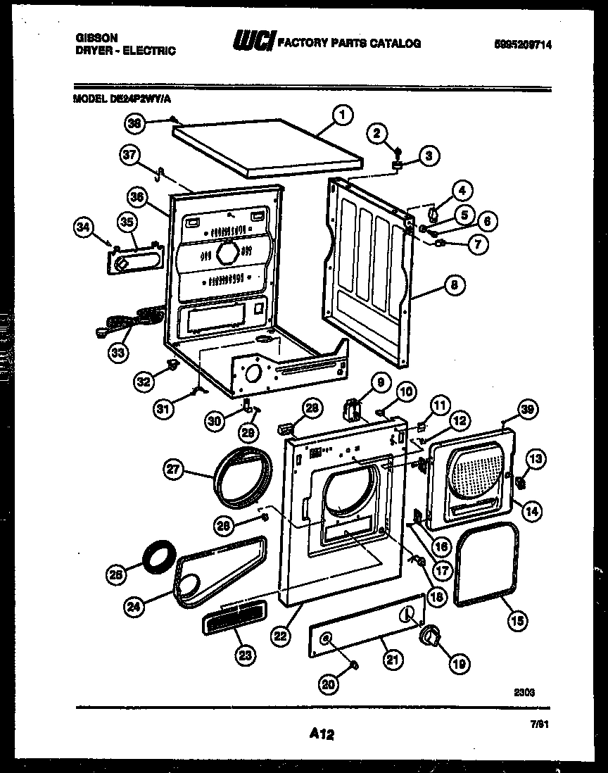 02 - CABINET PARTS