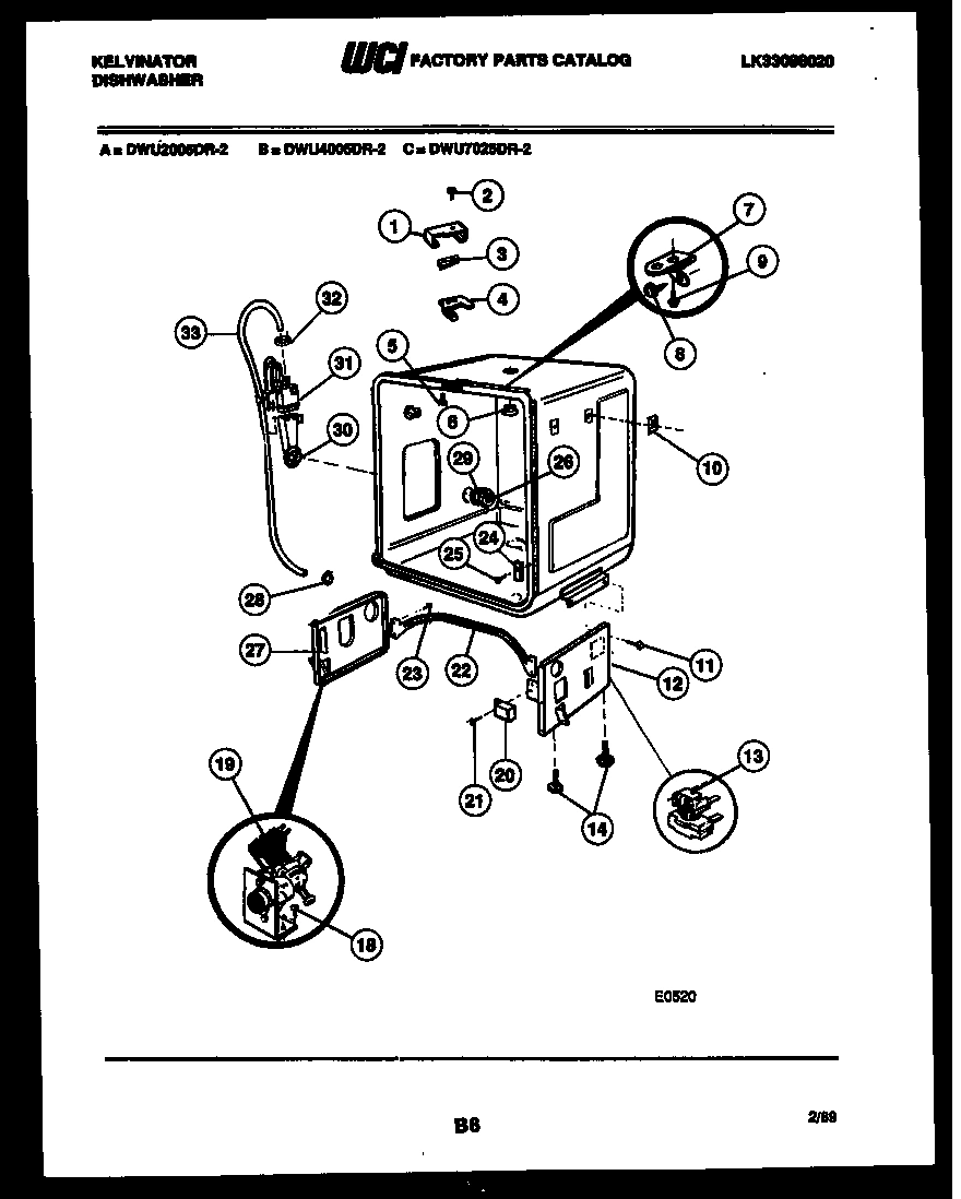 05 - TUB AND FRAME PARTS