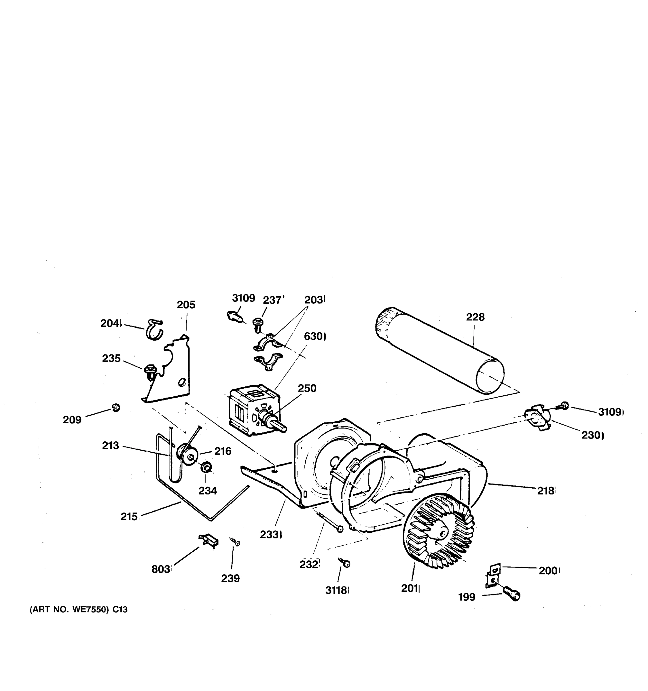 BLOWER & DRIVE ASSEMBLY