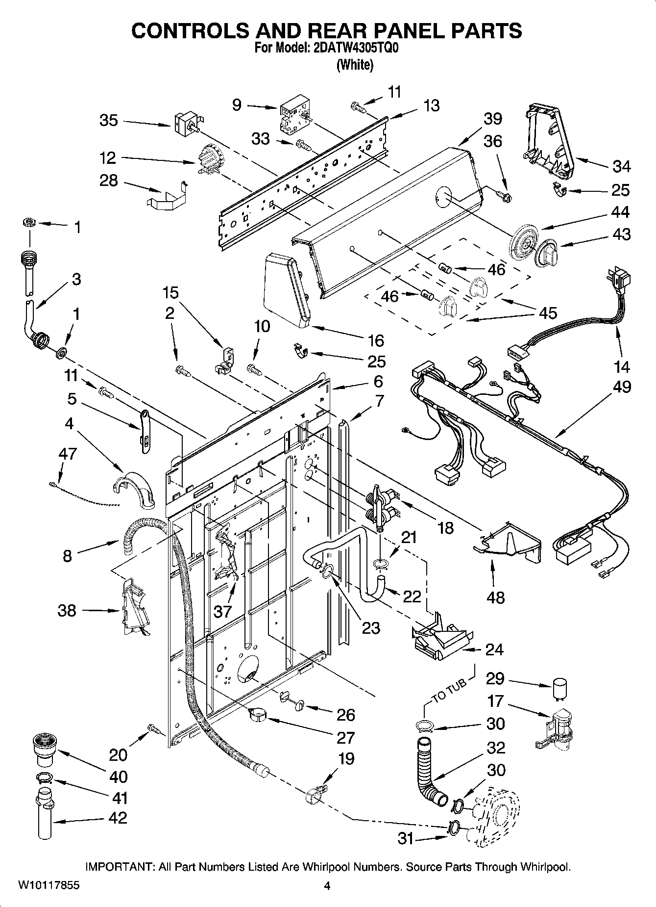 02 - CONTROLS AND REAR PANEL PARTS