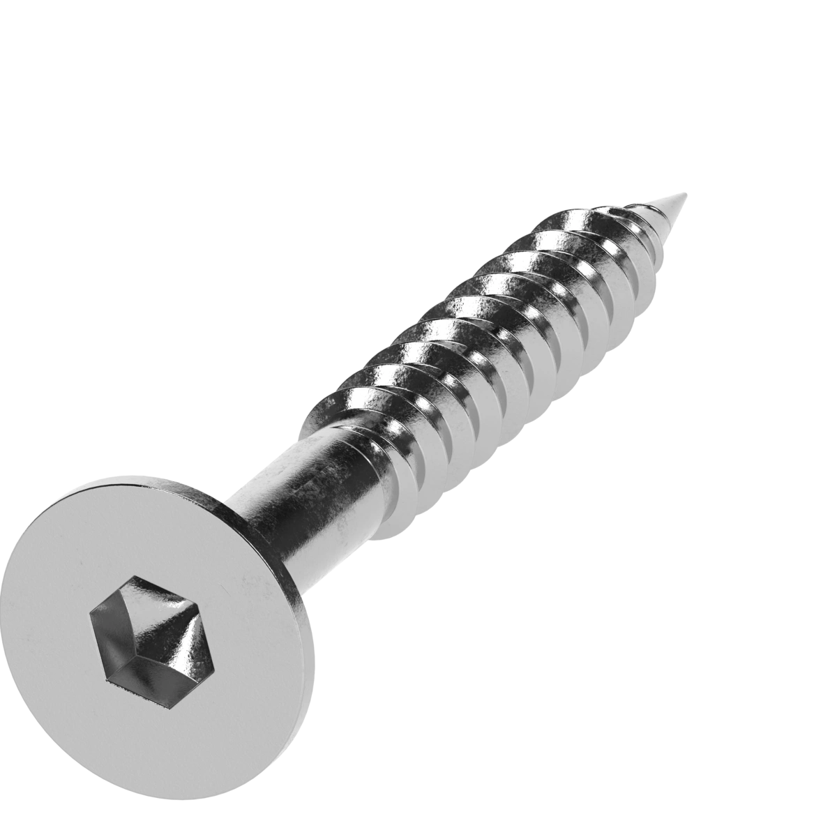 ZENITH® 14G x 50mm 304 Stainless Steel, Self Drilling, Internal Hex Drive, Bugle Batten Screws – External Use – 250 Pack