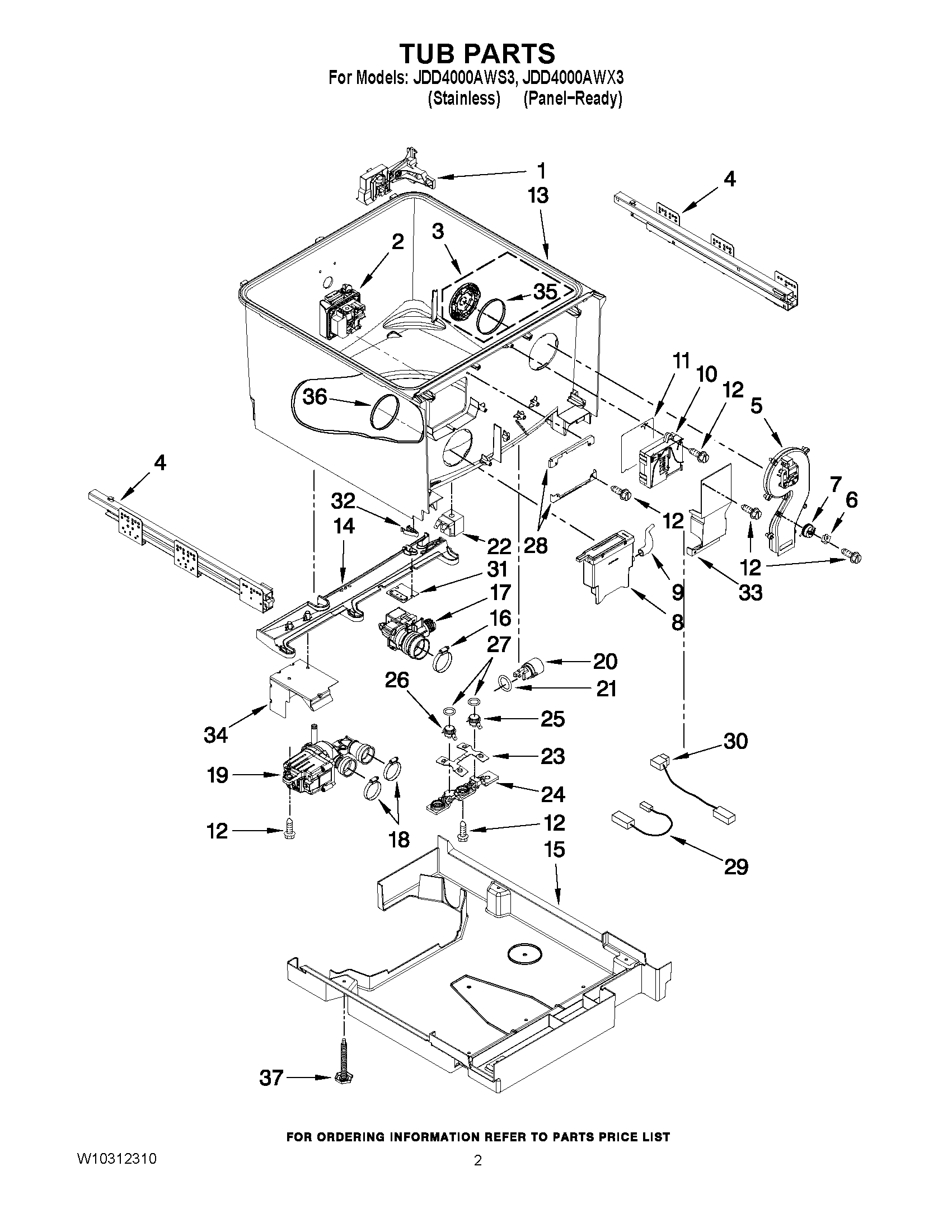 02 - TUB PARTS
