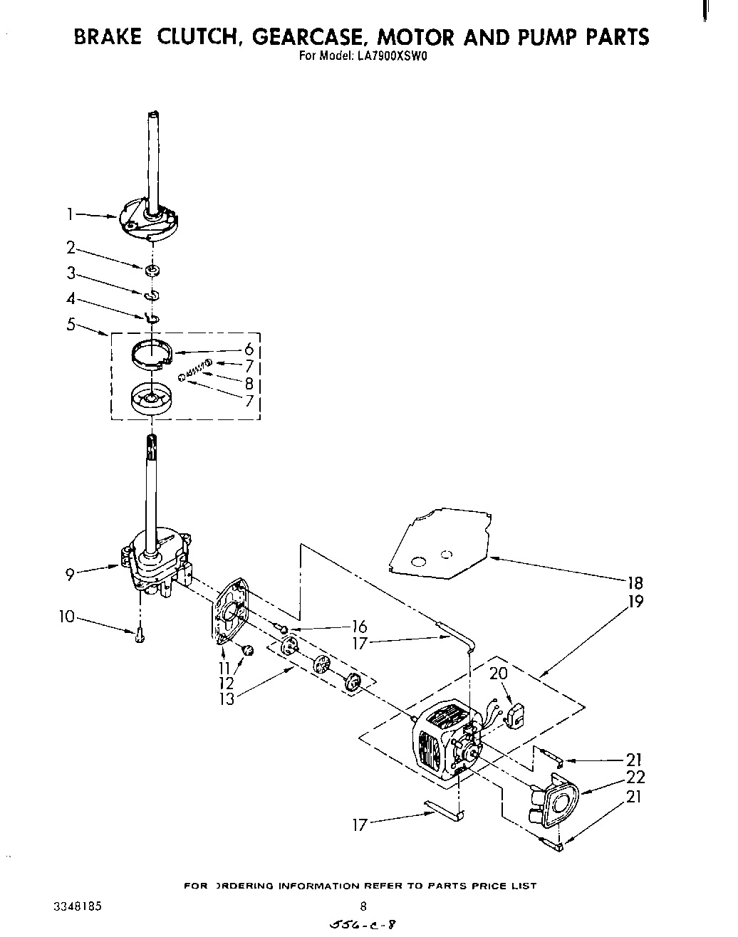 06 - BRAKE, CLUTCH, GEARCASE, MOTOR AND PUMP