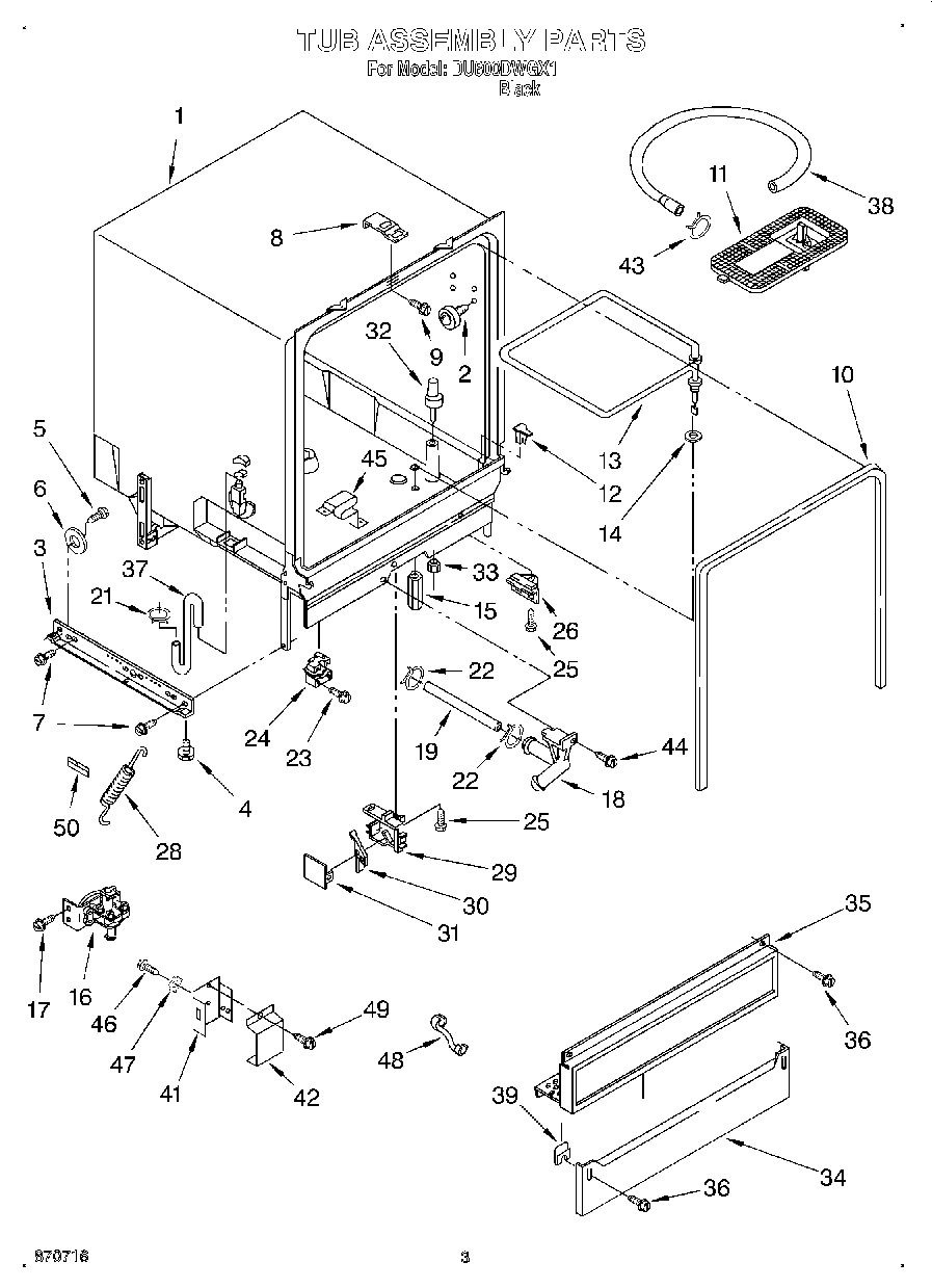 03 - TUB ASSEMBLY