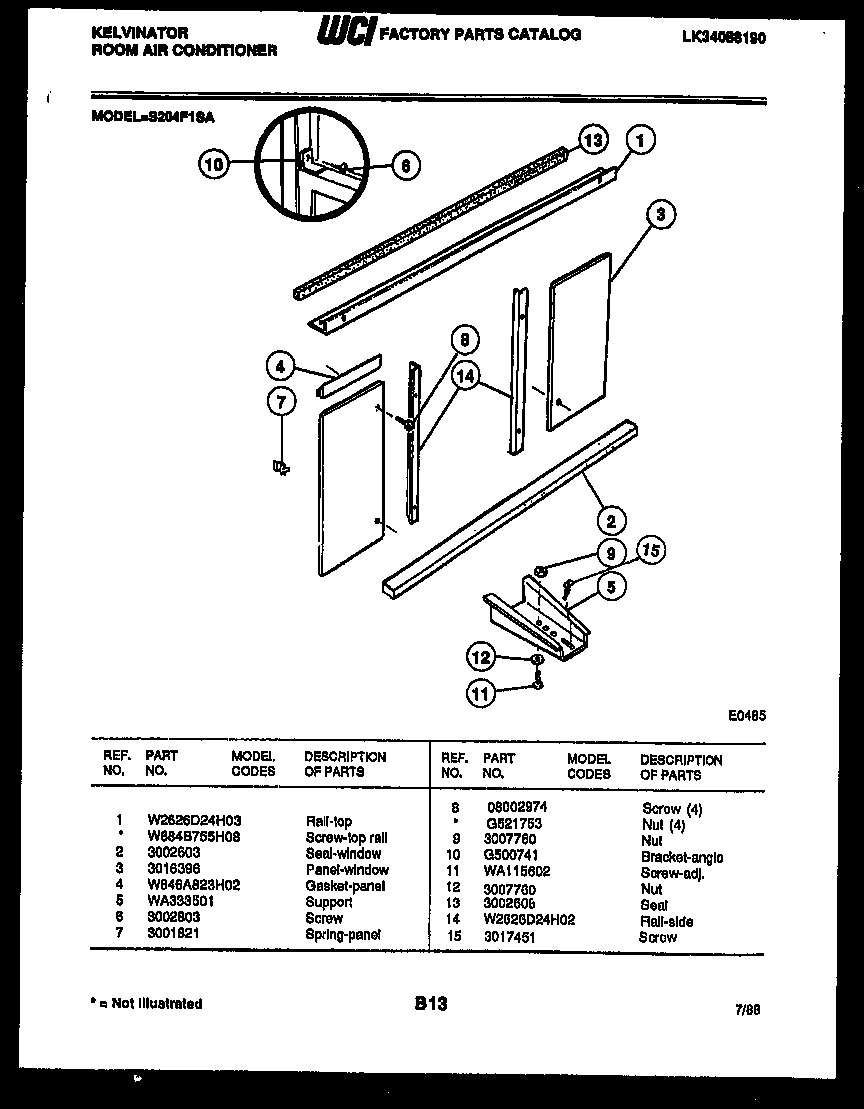 06 - CABINET AND INSTALLATION PARTS