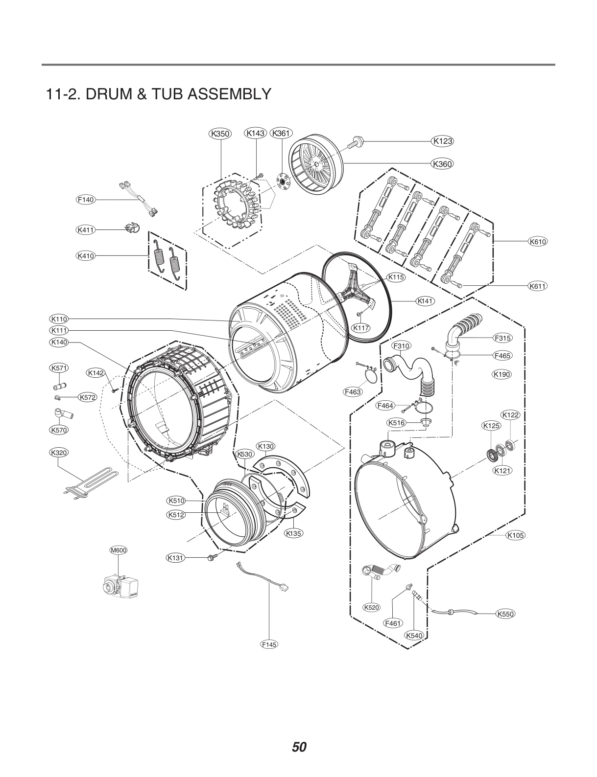DRUM & TUB ASSEMBLY