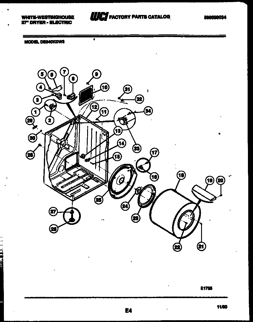 02 - CABINET AND COMPONENT PARTS