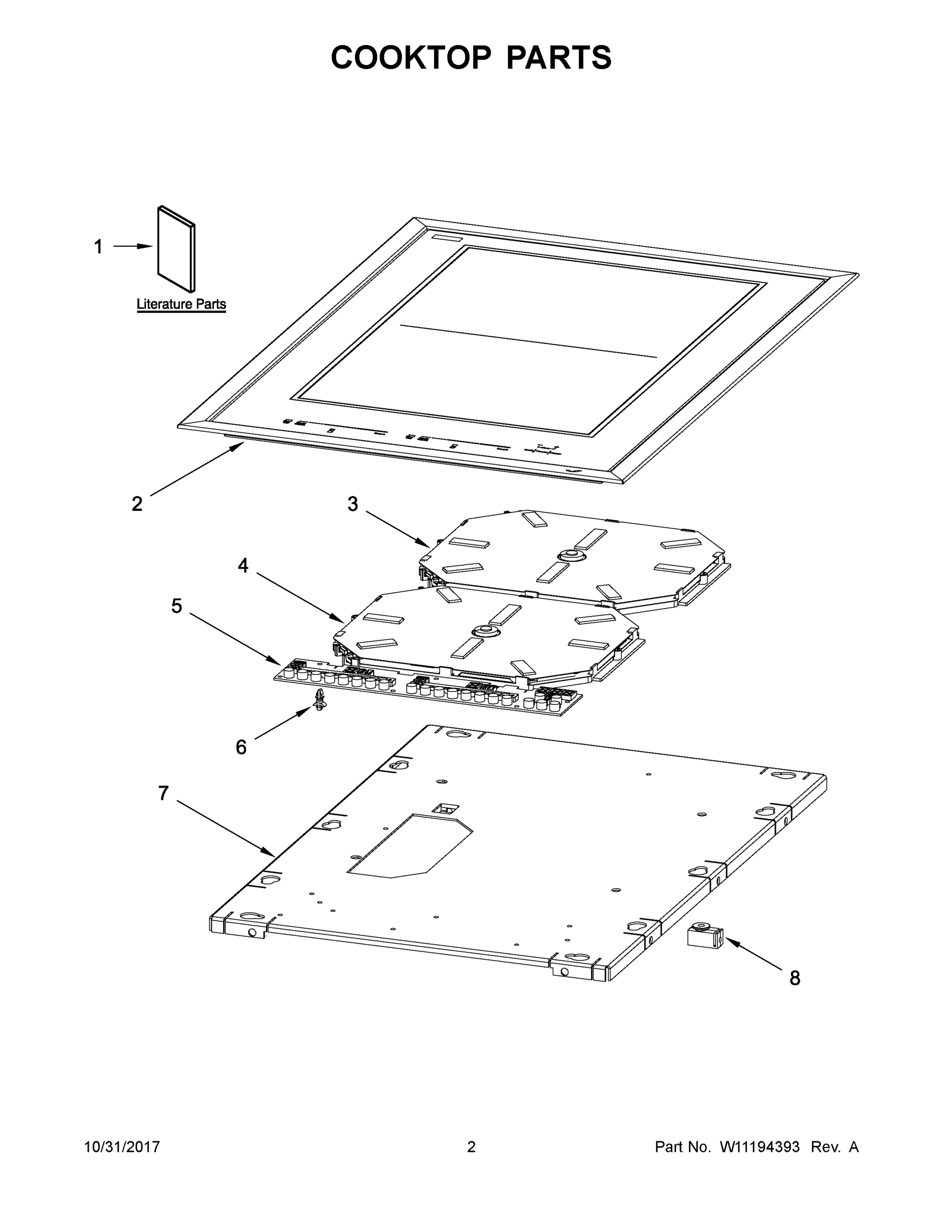 02 - COOKTOP PARTS