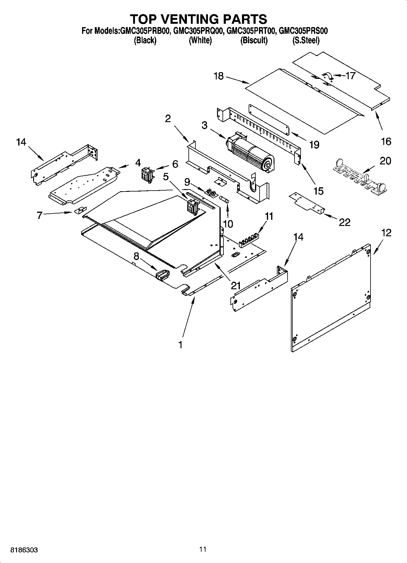 09 - TOP VENTING PARTS, OPTIONAL PARTS