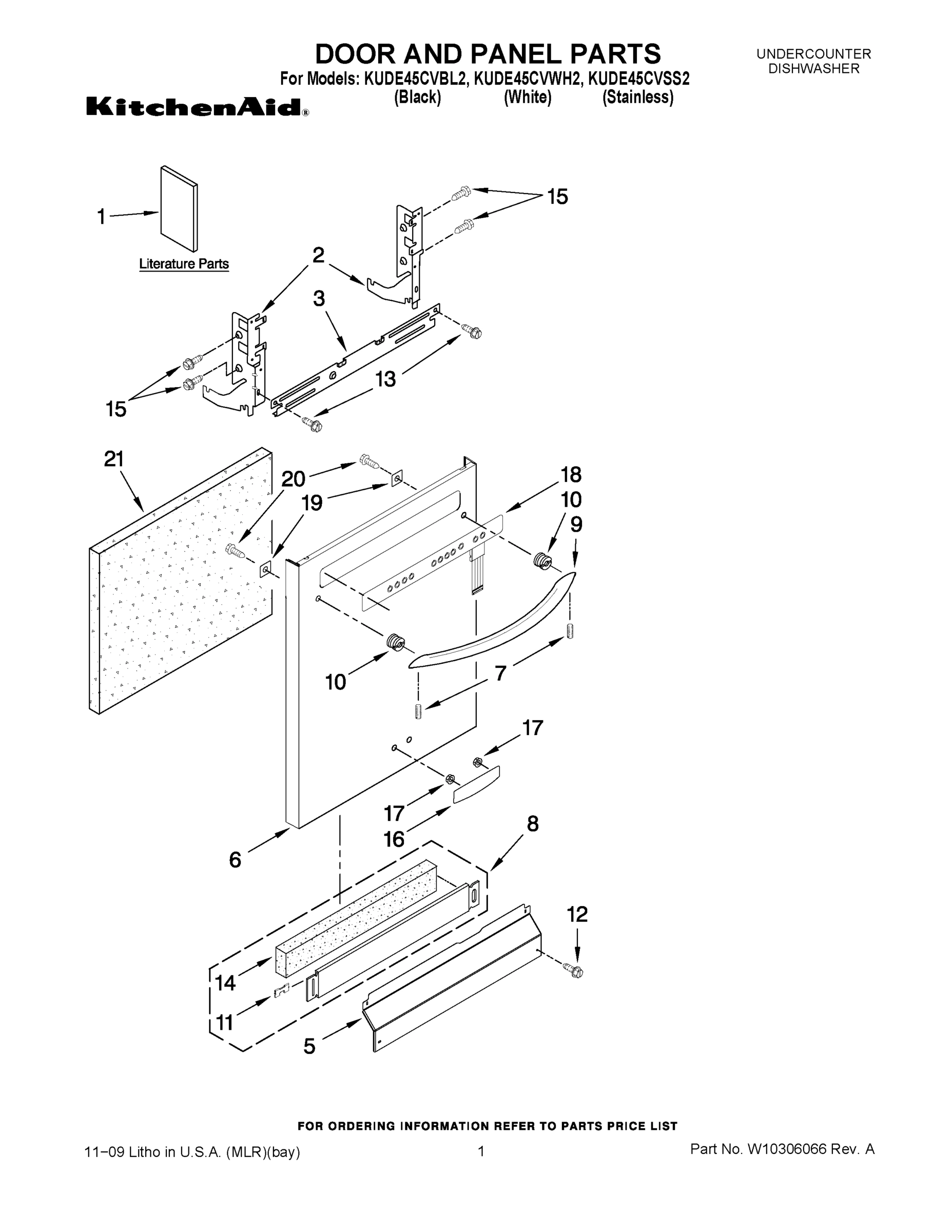 01 - DOOR AND PANEL PARTS