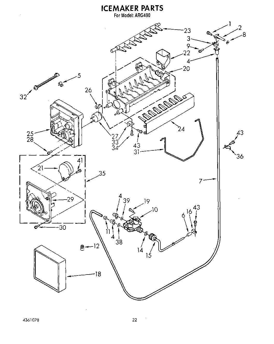 19 - ICEMAKER, LIT/OPTIONAL