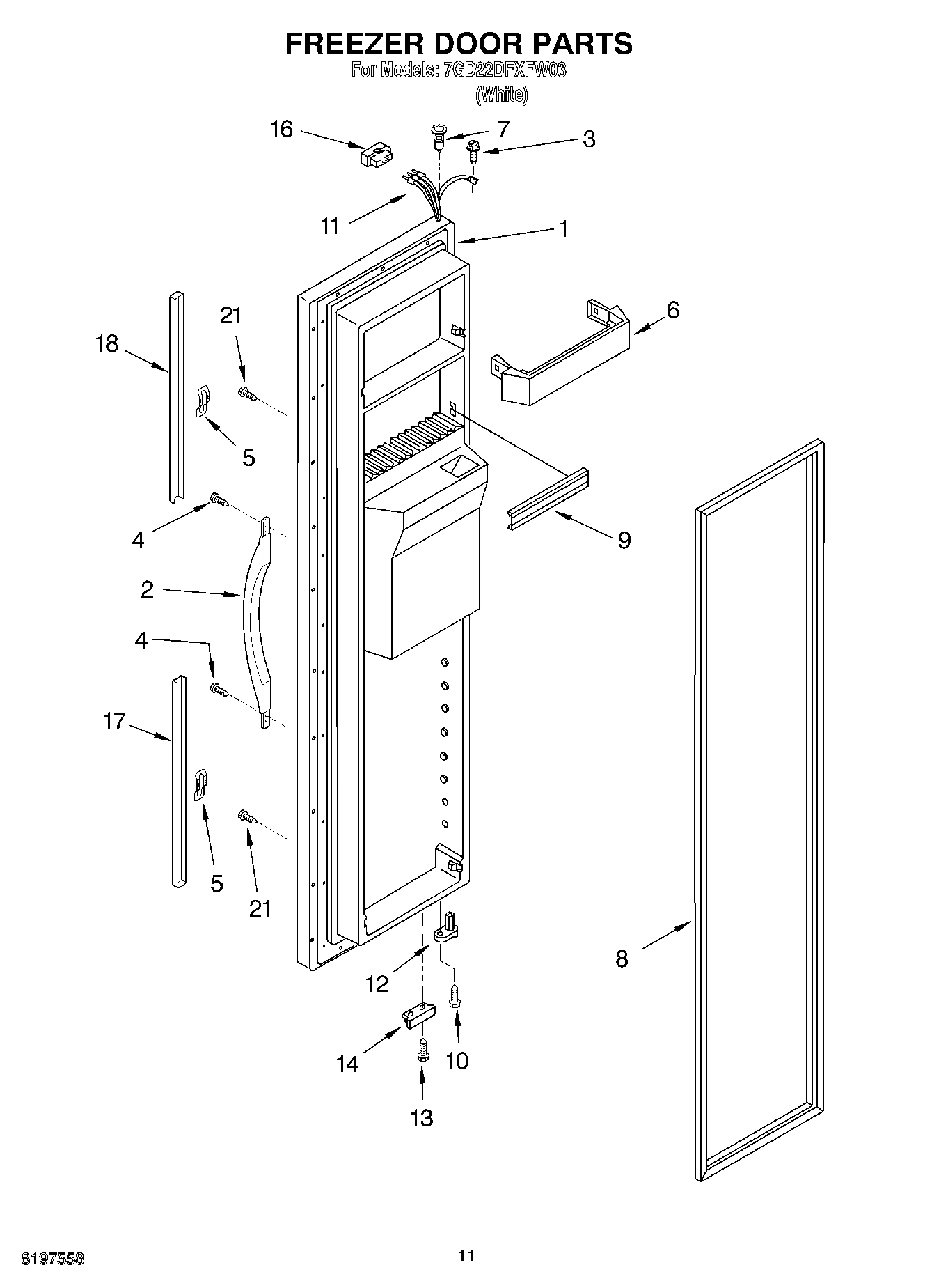 08 - FREEZER DOOR