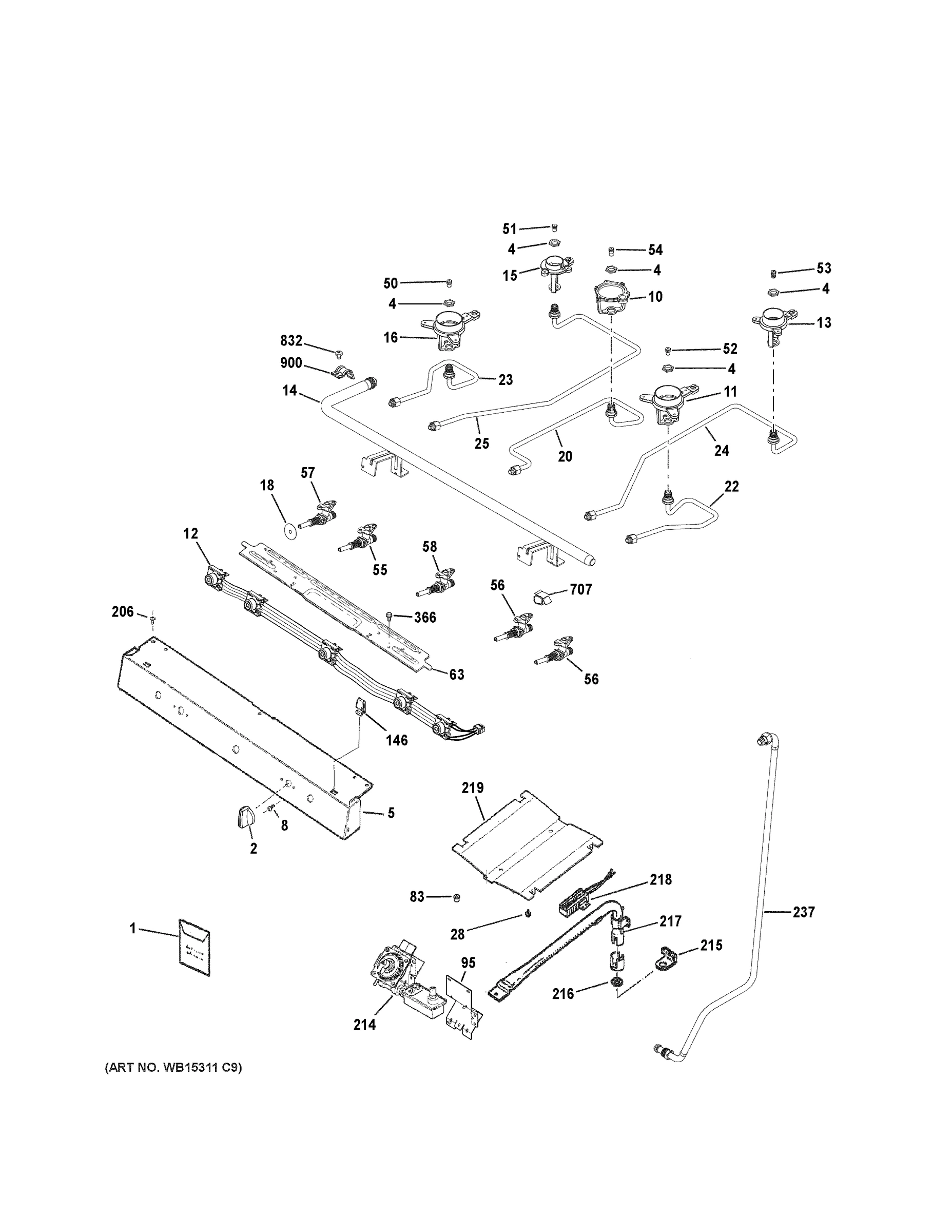GAS & BURNER PARTS