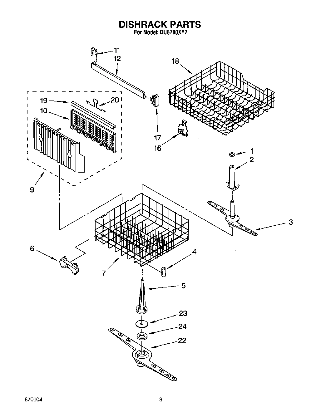 06 - DISHRACK, LIT/OPTIONAL