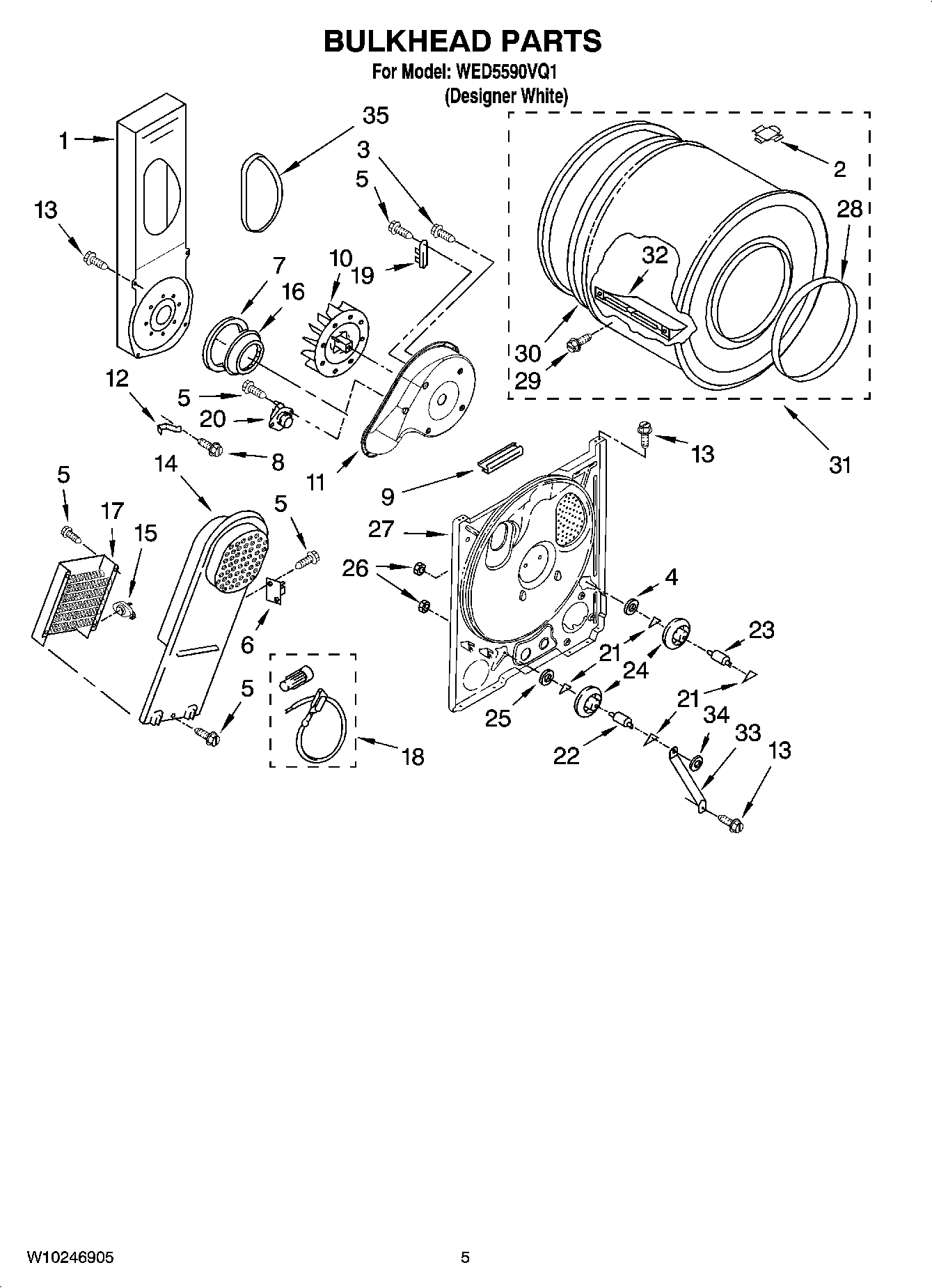 03 - BULKHEAD PARTS, OPTIONAL PARTS (NOT INCLUDED)