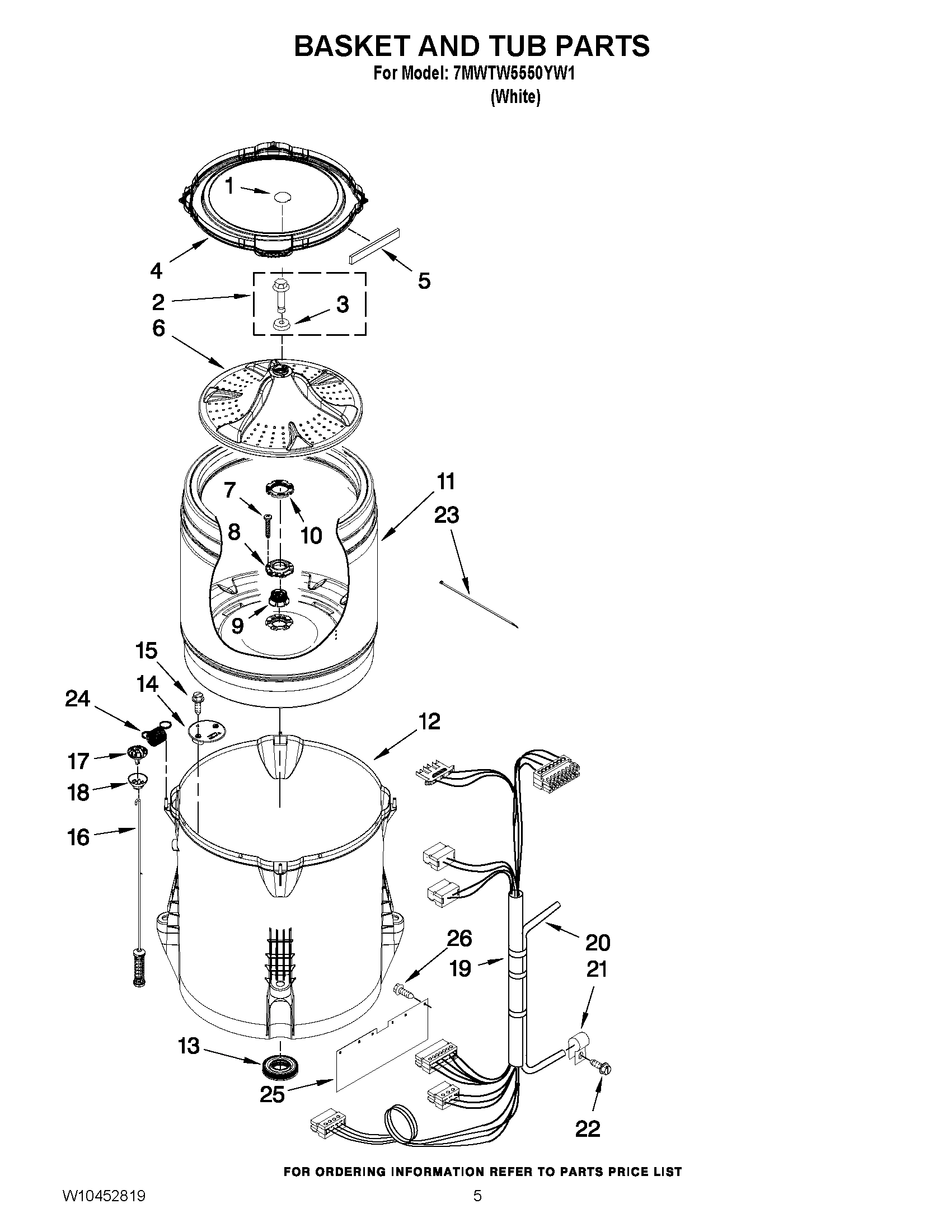 03 - BASKET AND TUB PARTS