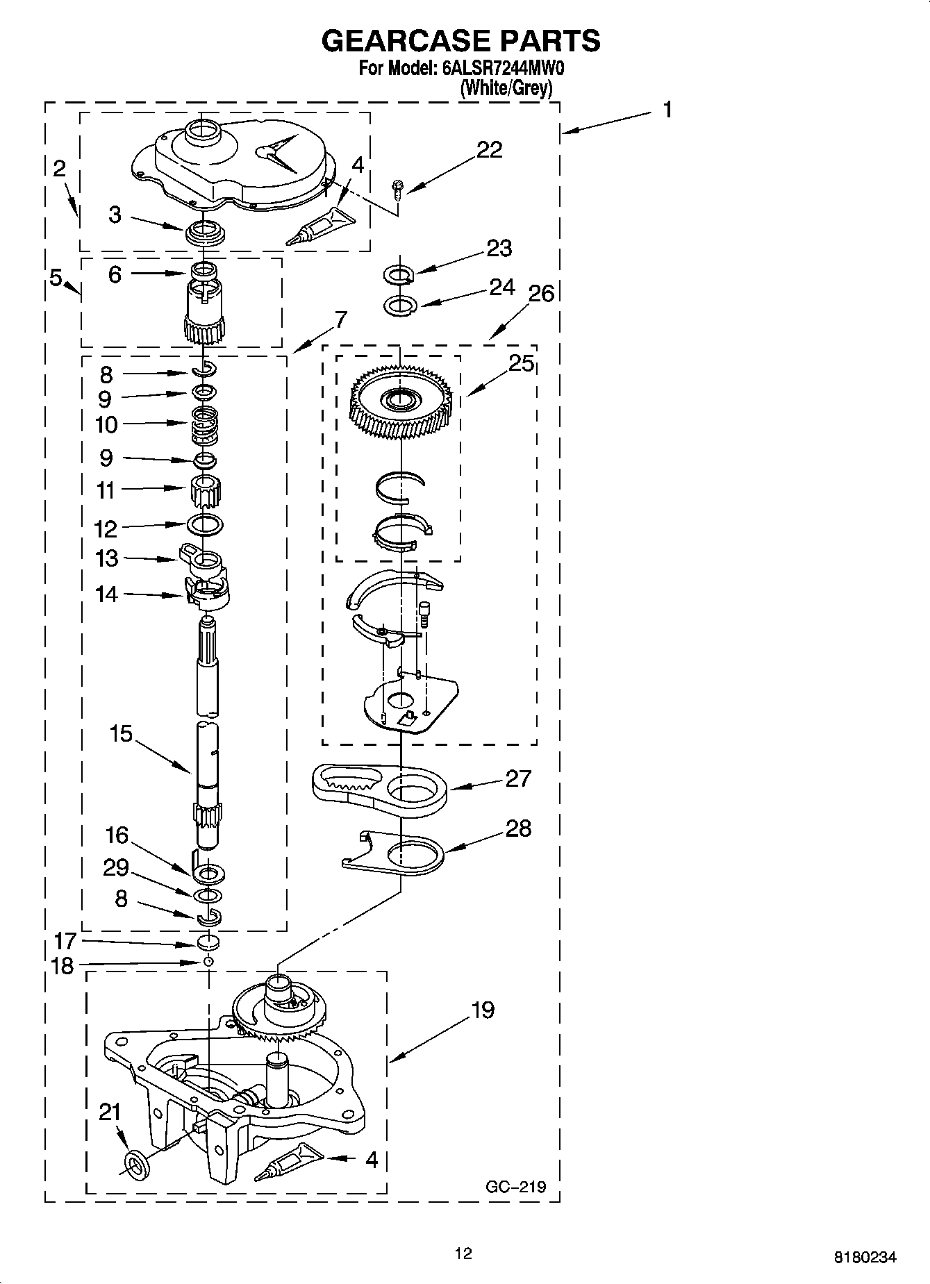 08 - GEARCASE PARTS