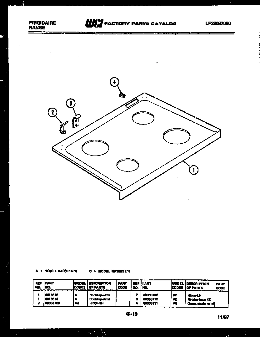 06 - COOKTOP PARTS