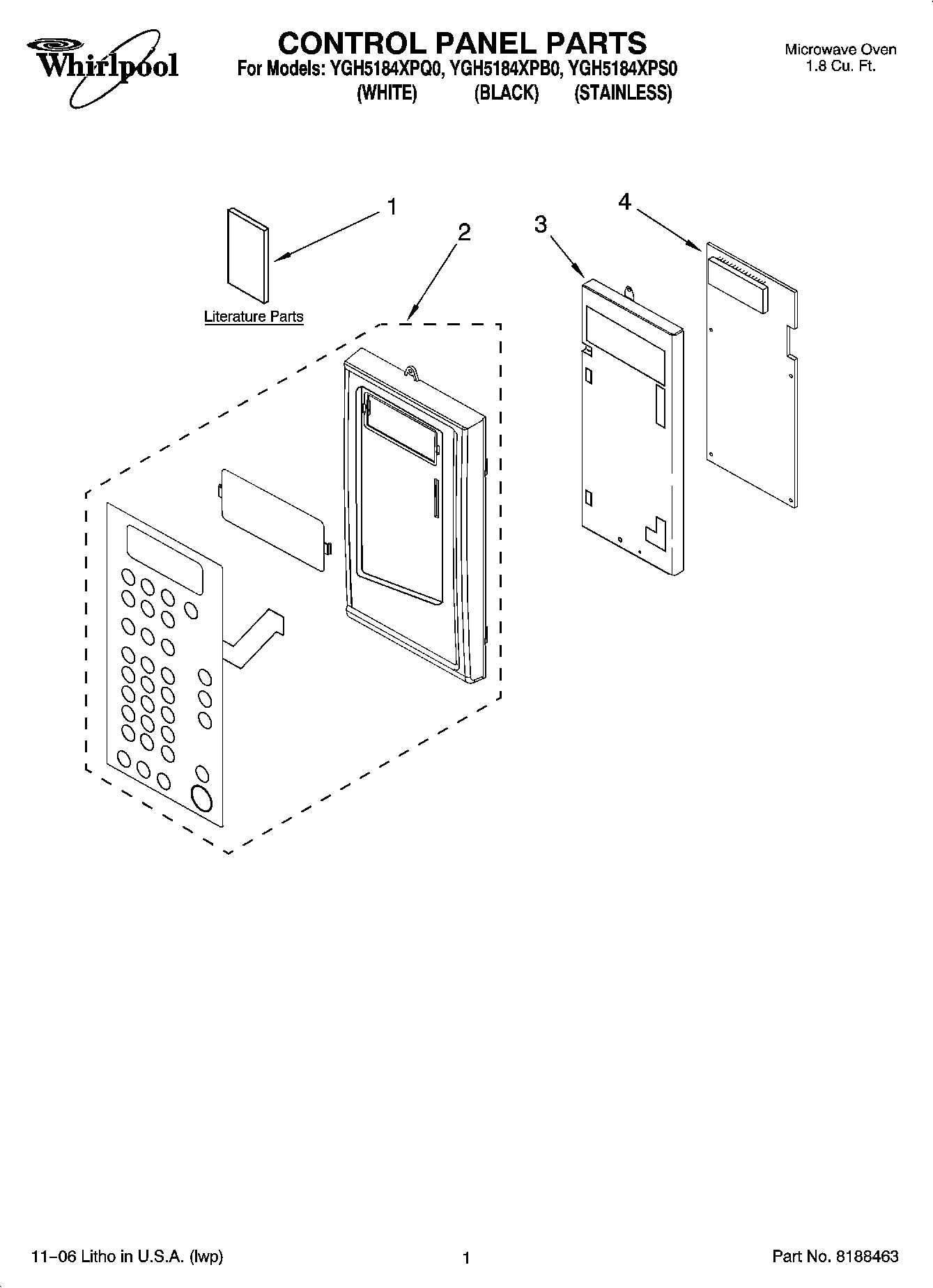 01 - CONTROL PANEL PARTS