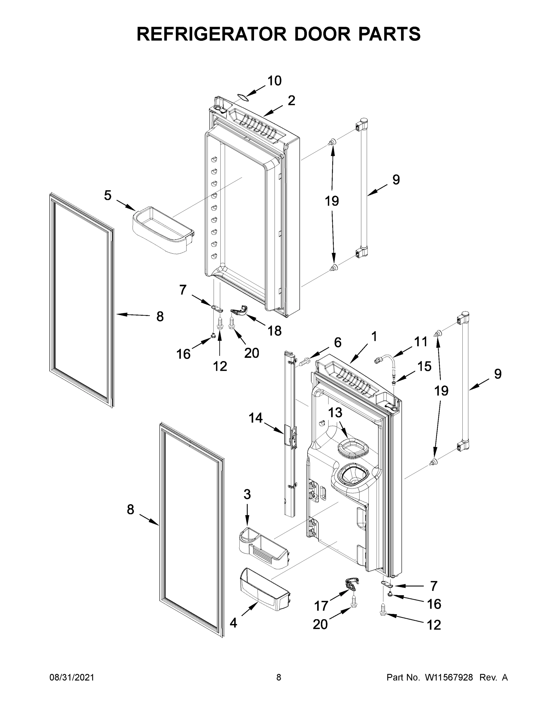 05 - REFRIGERATOR DOOR PARTS