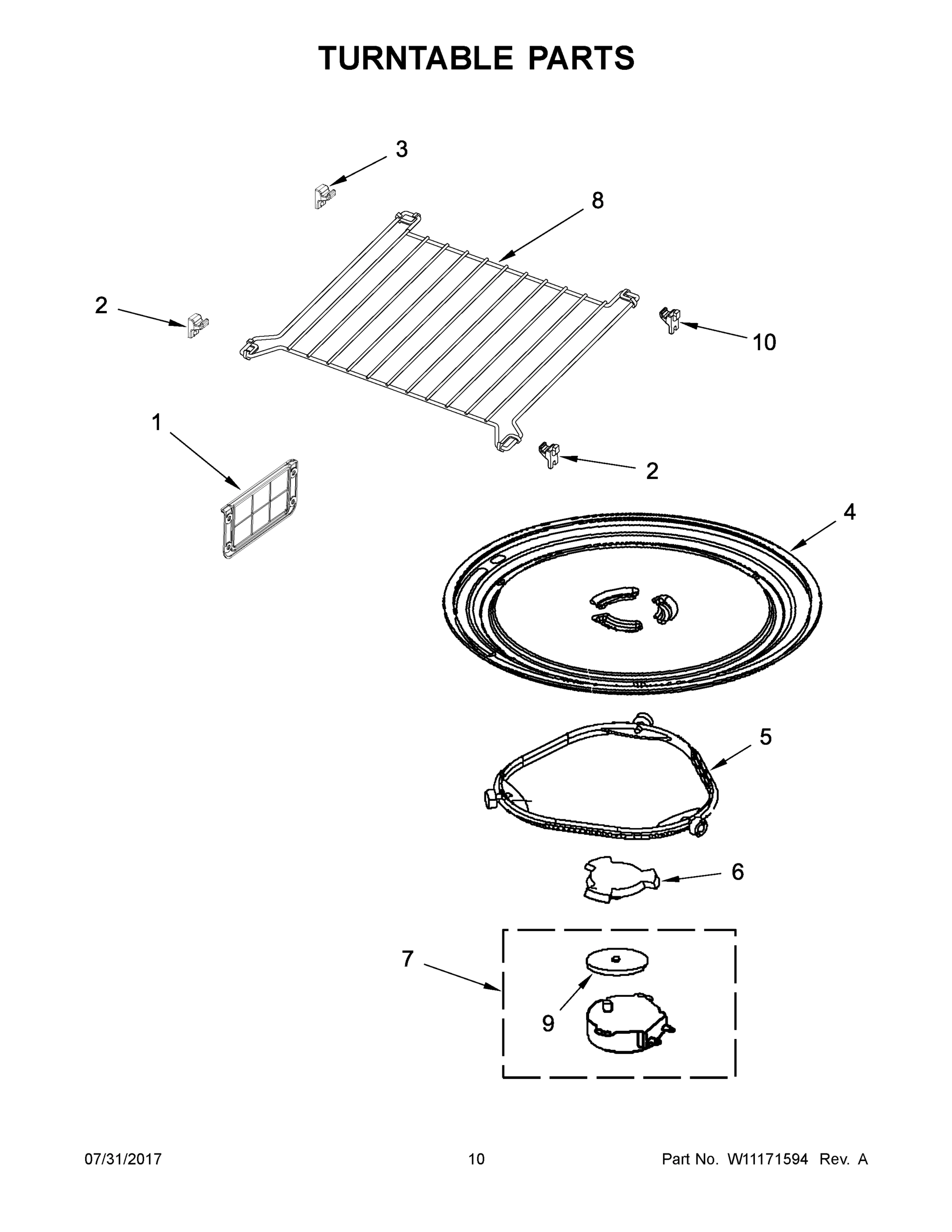 06 - TURNTABLE PARTS