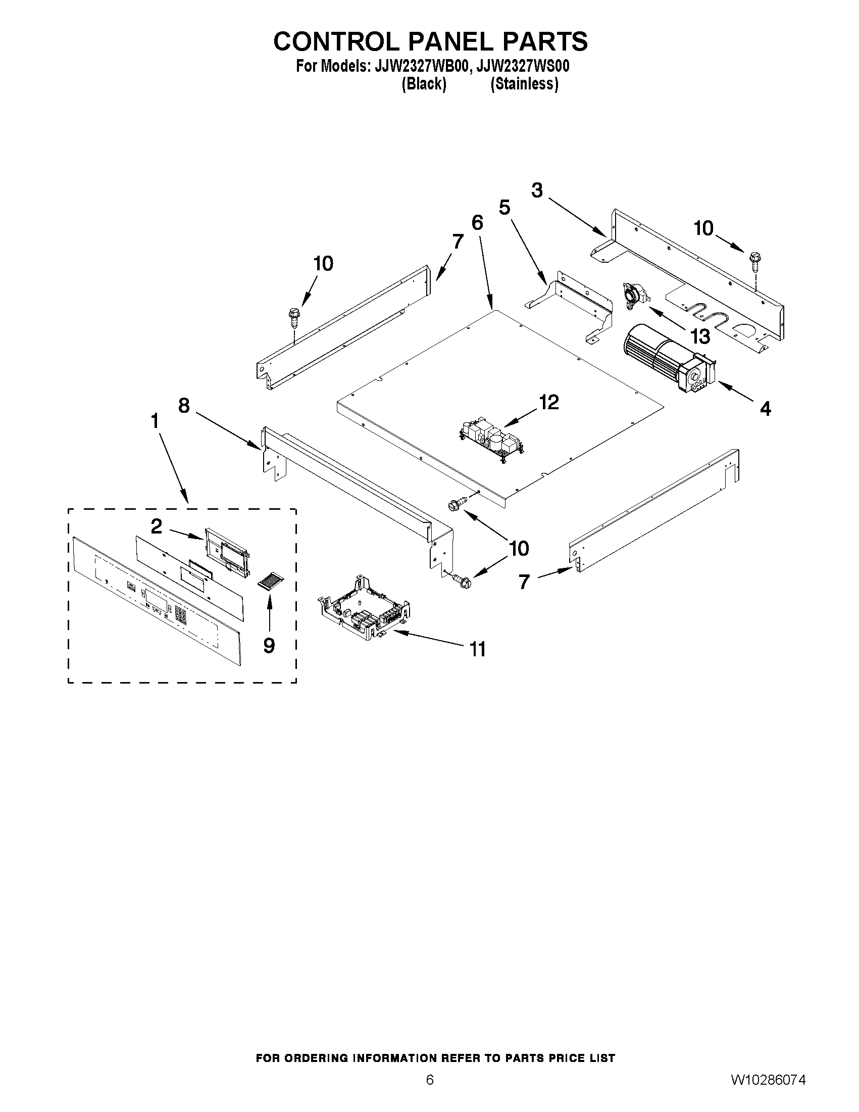 04 - CONTROL PANEL PARTS