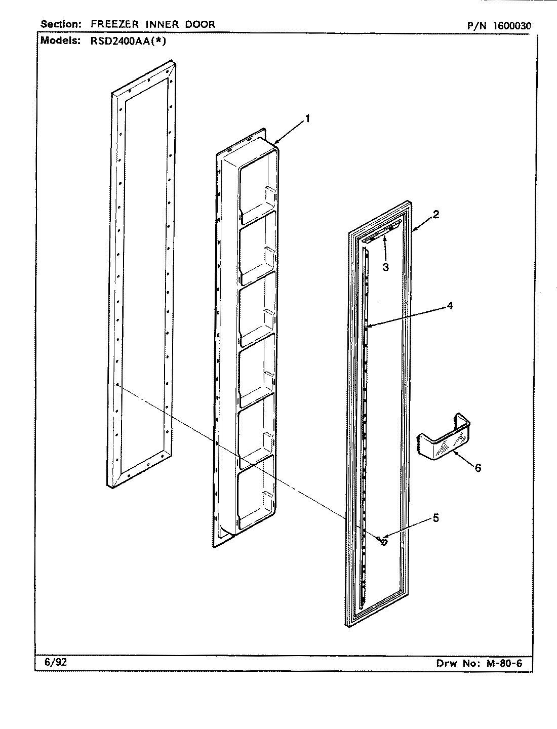 02 - FREEZER INNER DOOR