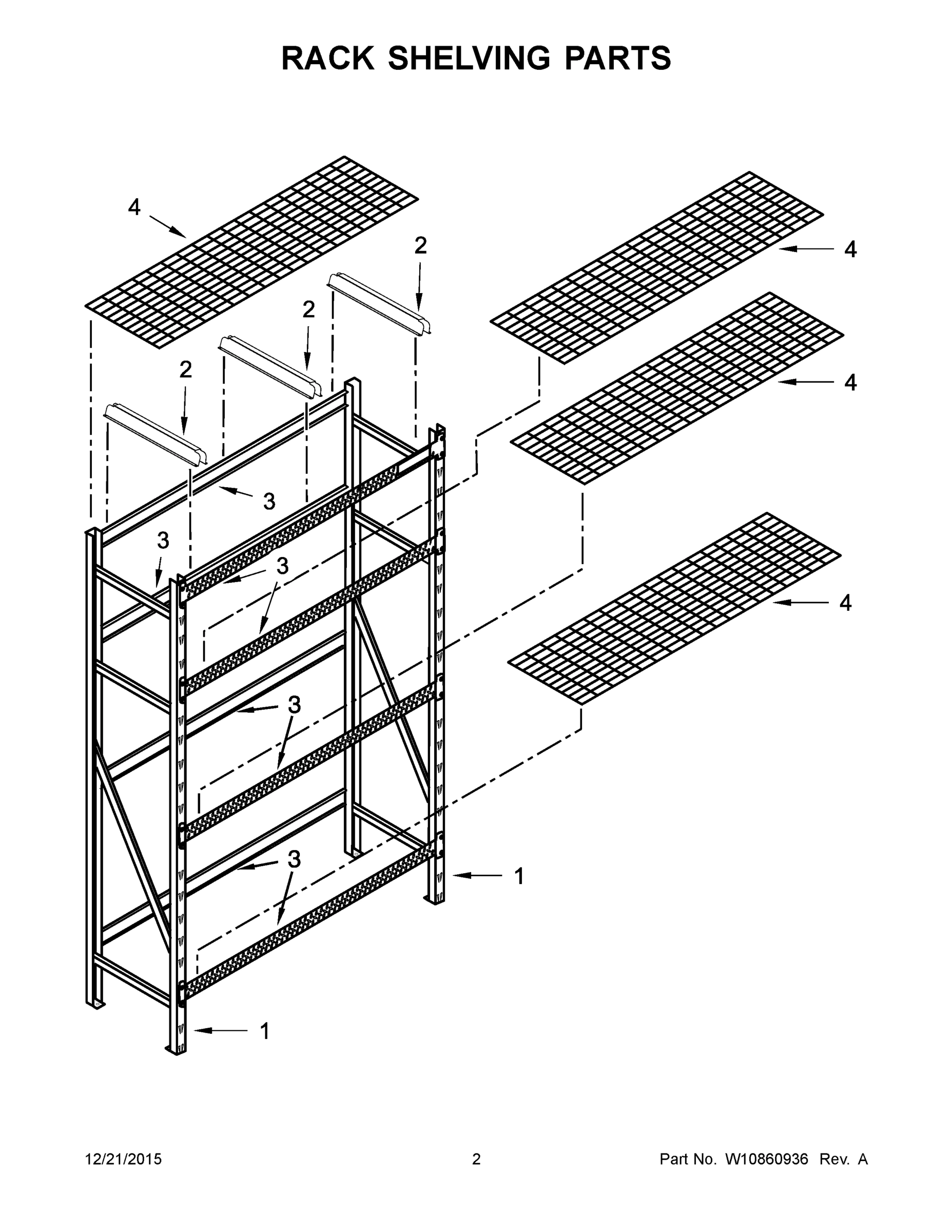02 - RACK SHELVING PARTS